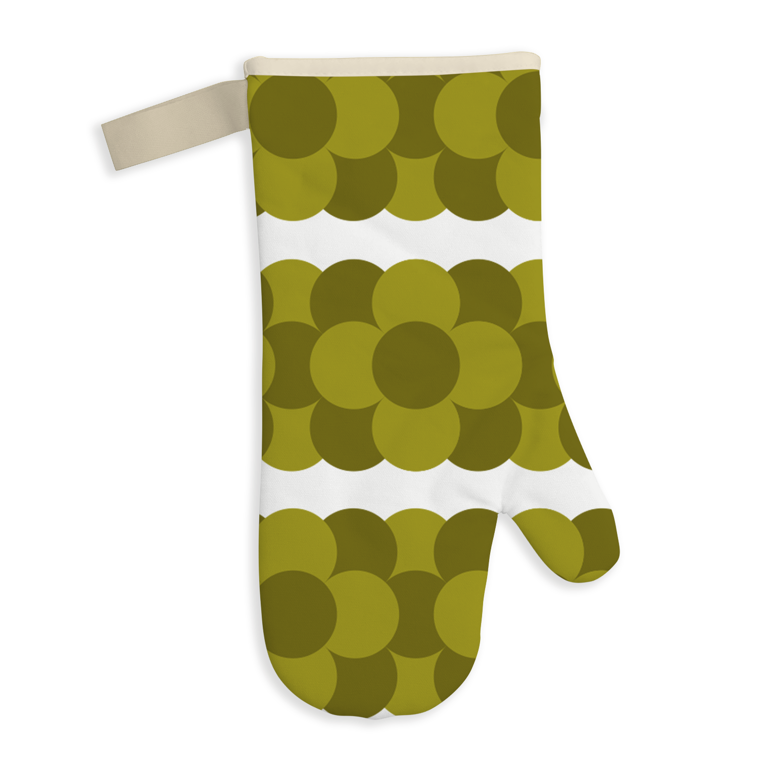 Orla Kiely Retro Stripe Oven Mitt Green