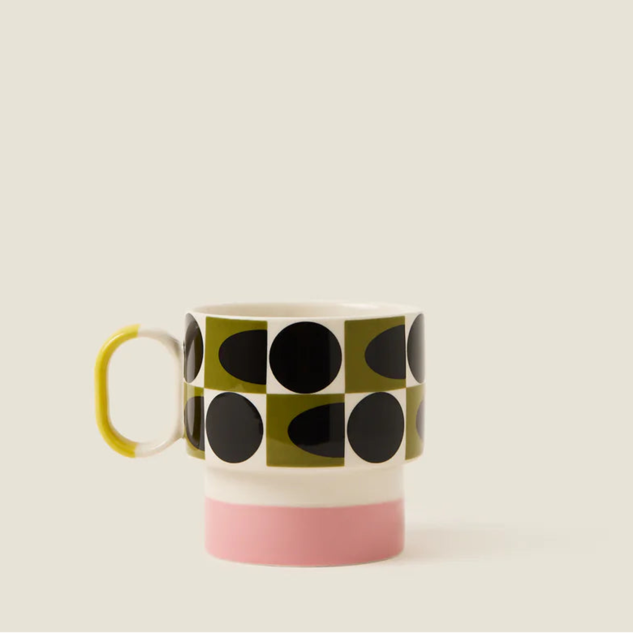 Spot Square Oval Pink