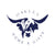 a logo with a bull head