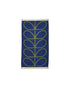 Orla Kiely Linear Stem Towels Navy & Olive