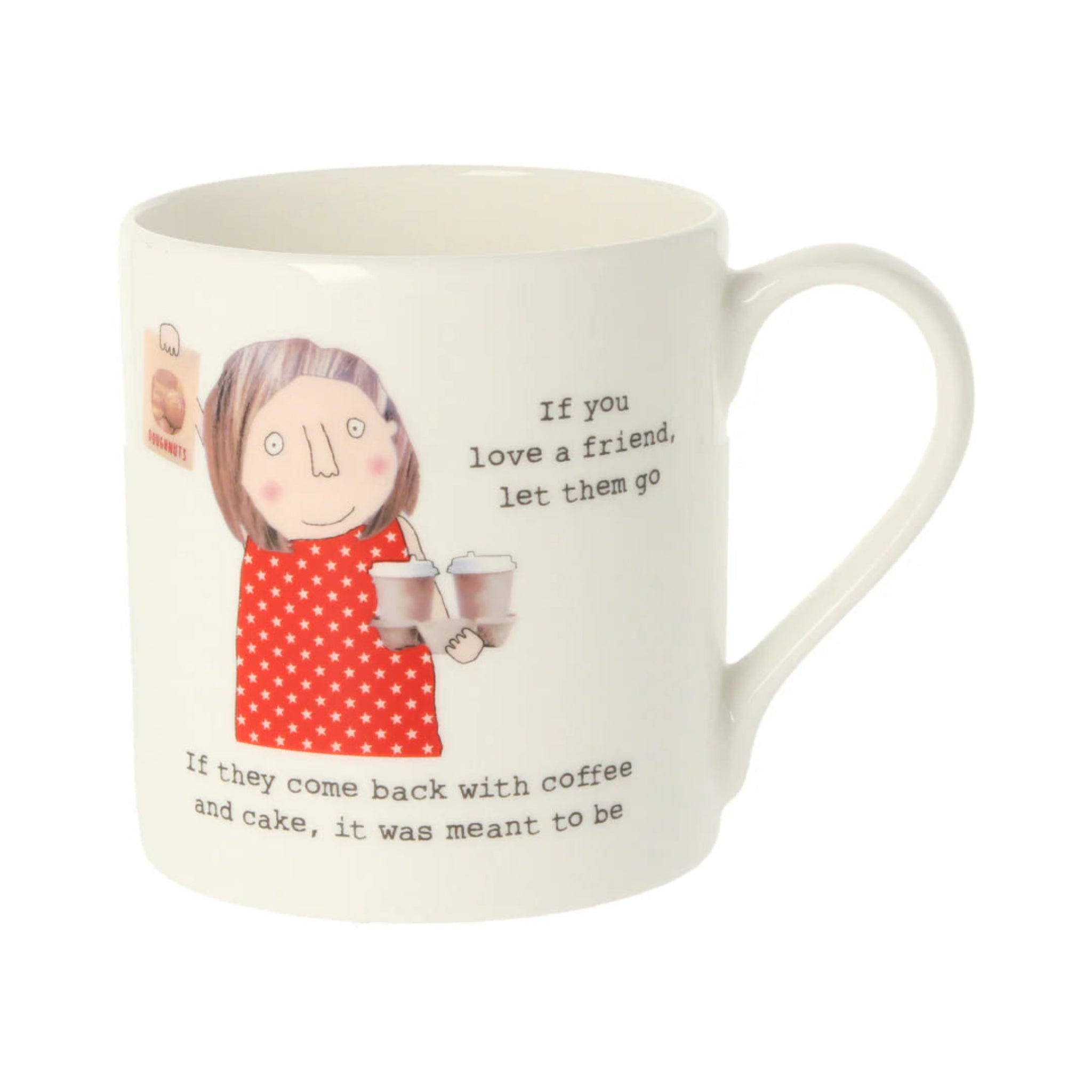Rosie Made A Thing Love A Friend Coffee Cake Mug 350ml