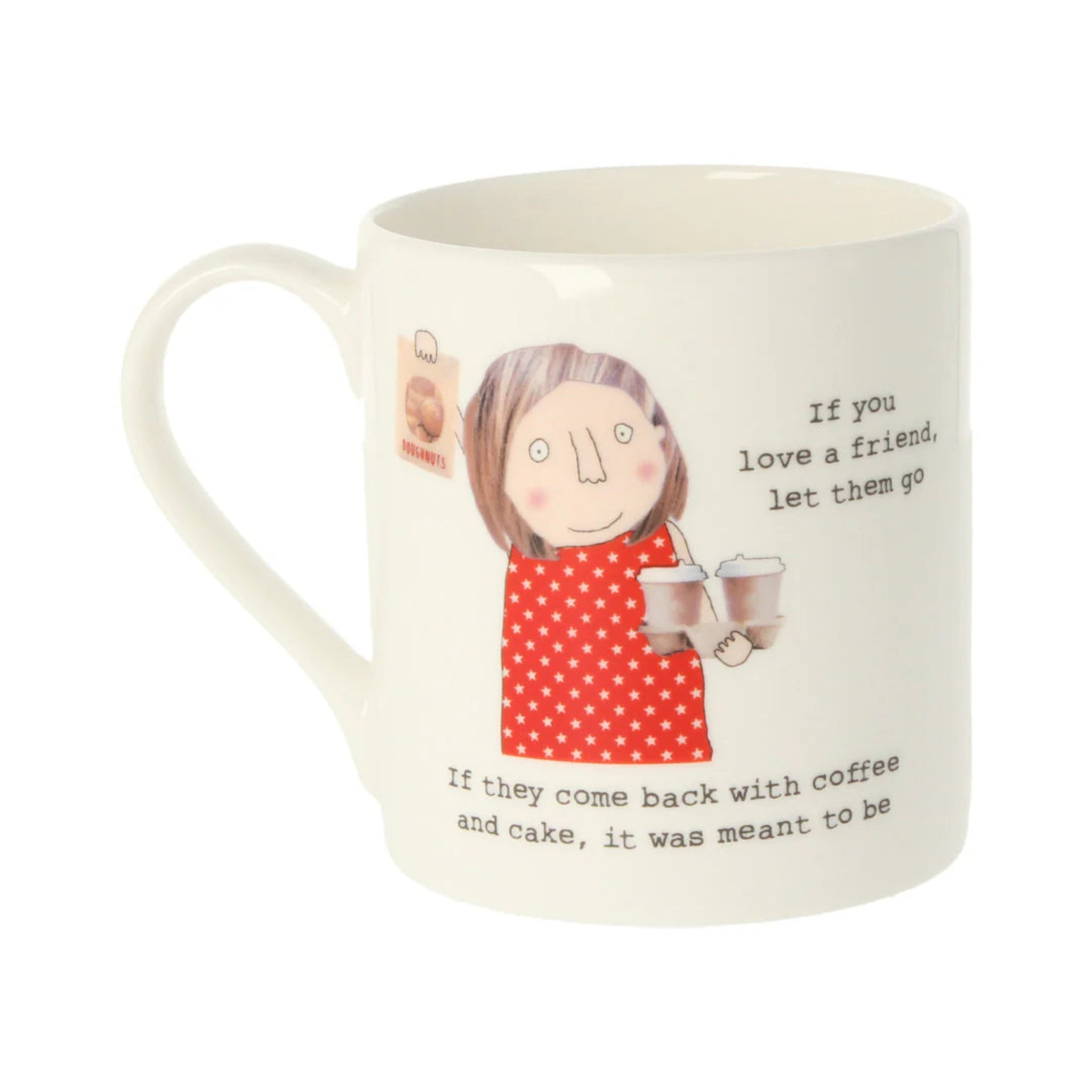 Rosie Made A Thing Love A Friend Coffee Cake Mug 350ml