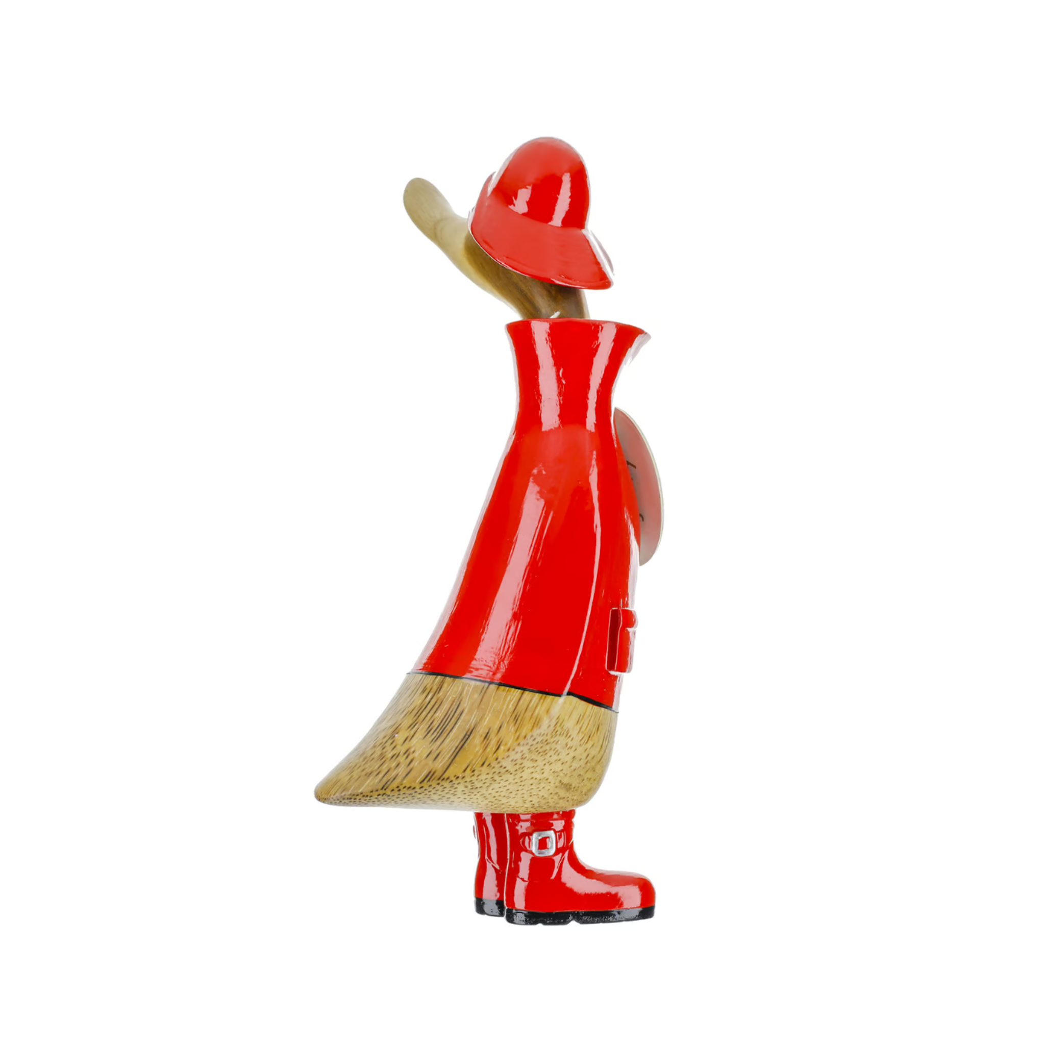 DCUK Wooden Raincoat Duckling Red