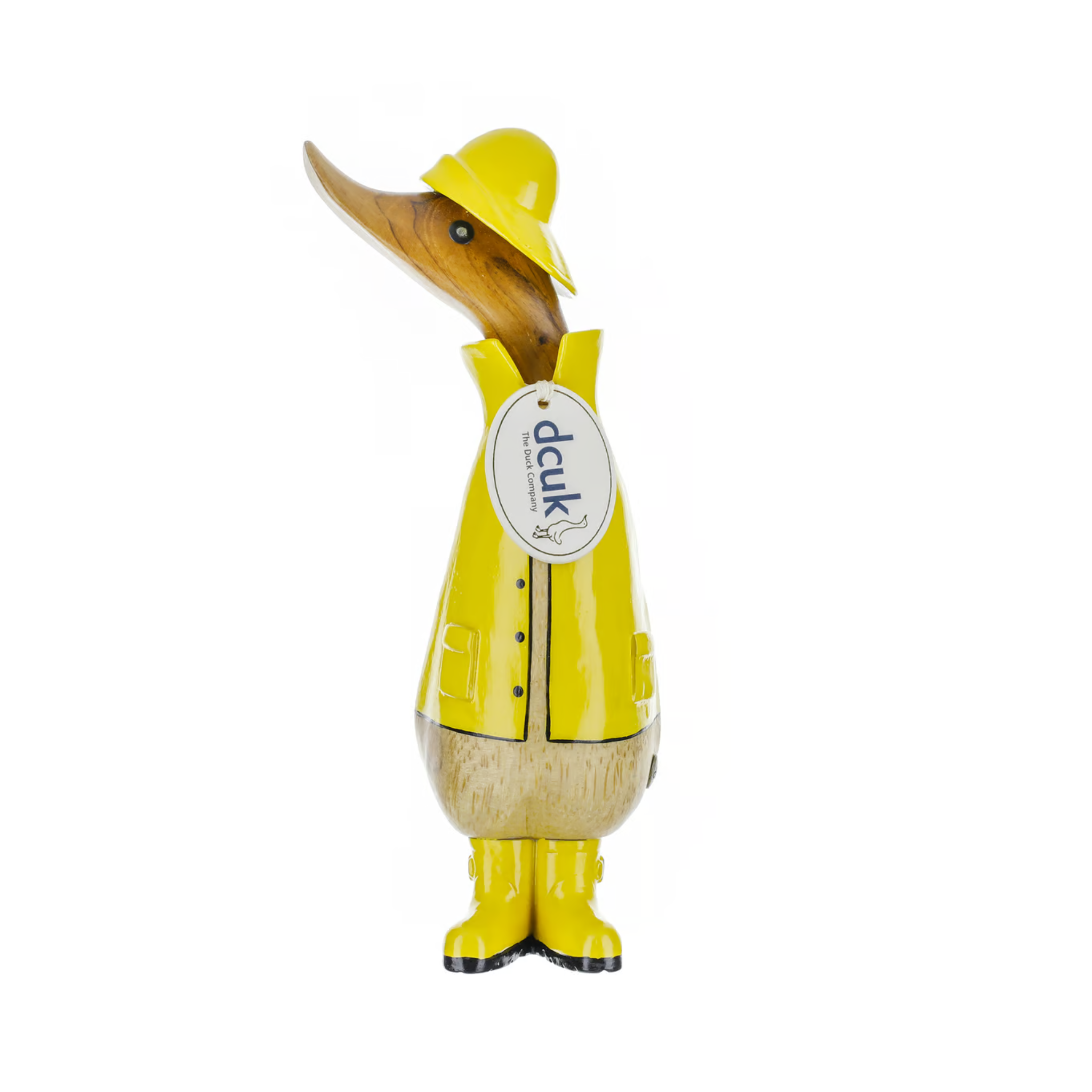 DCUK Wooden Raincoat Duckling Yellow