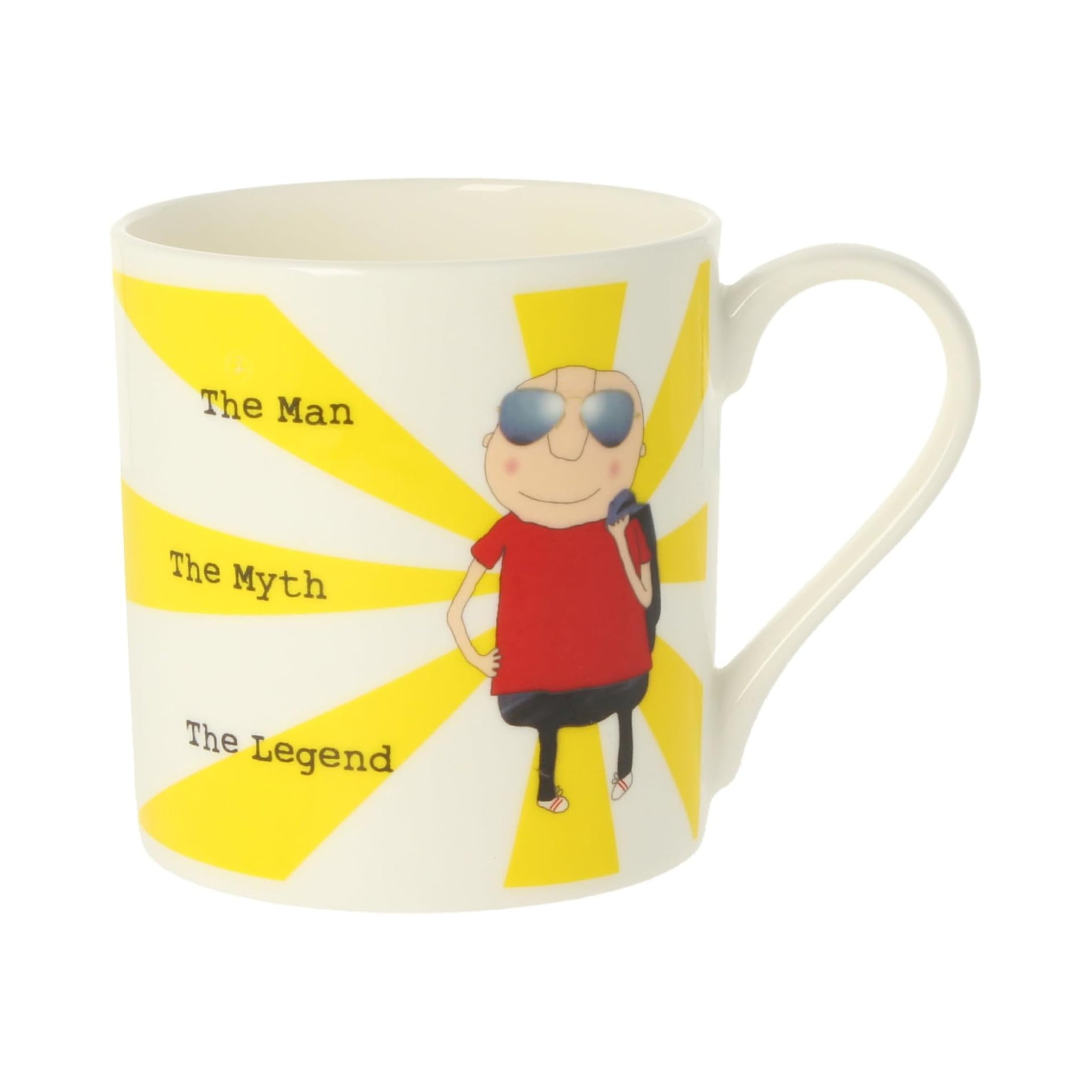 Rosie Made A Thing Man Myth Legend Mug 350ml