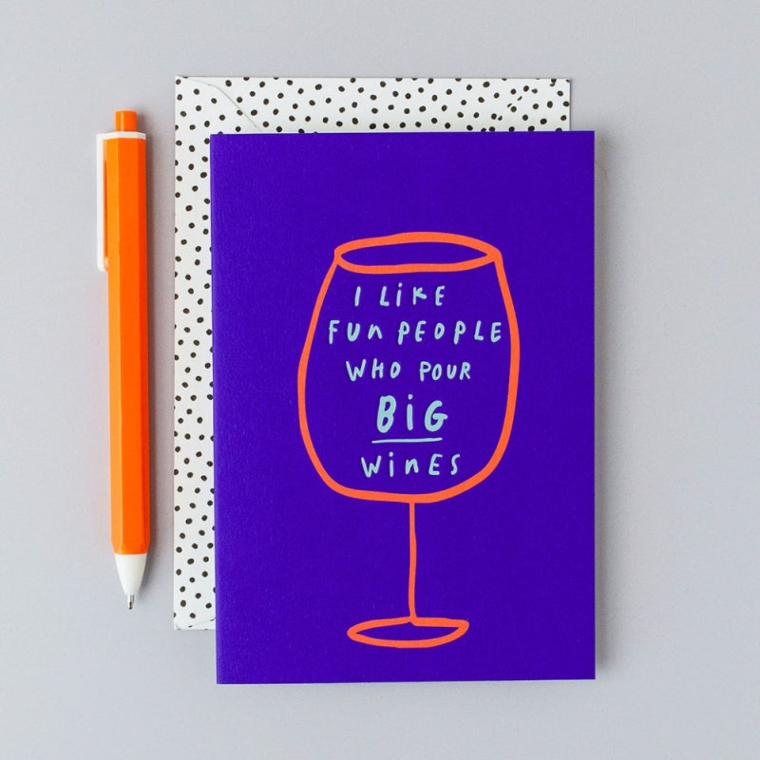 Rosie Made A Thing Big Wine Birthday Card