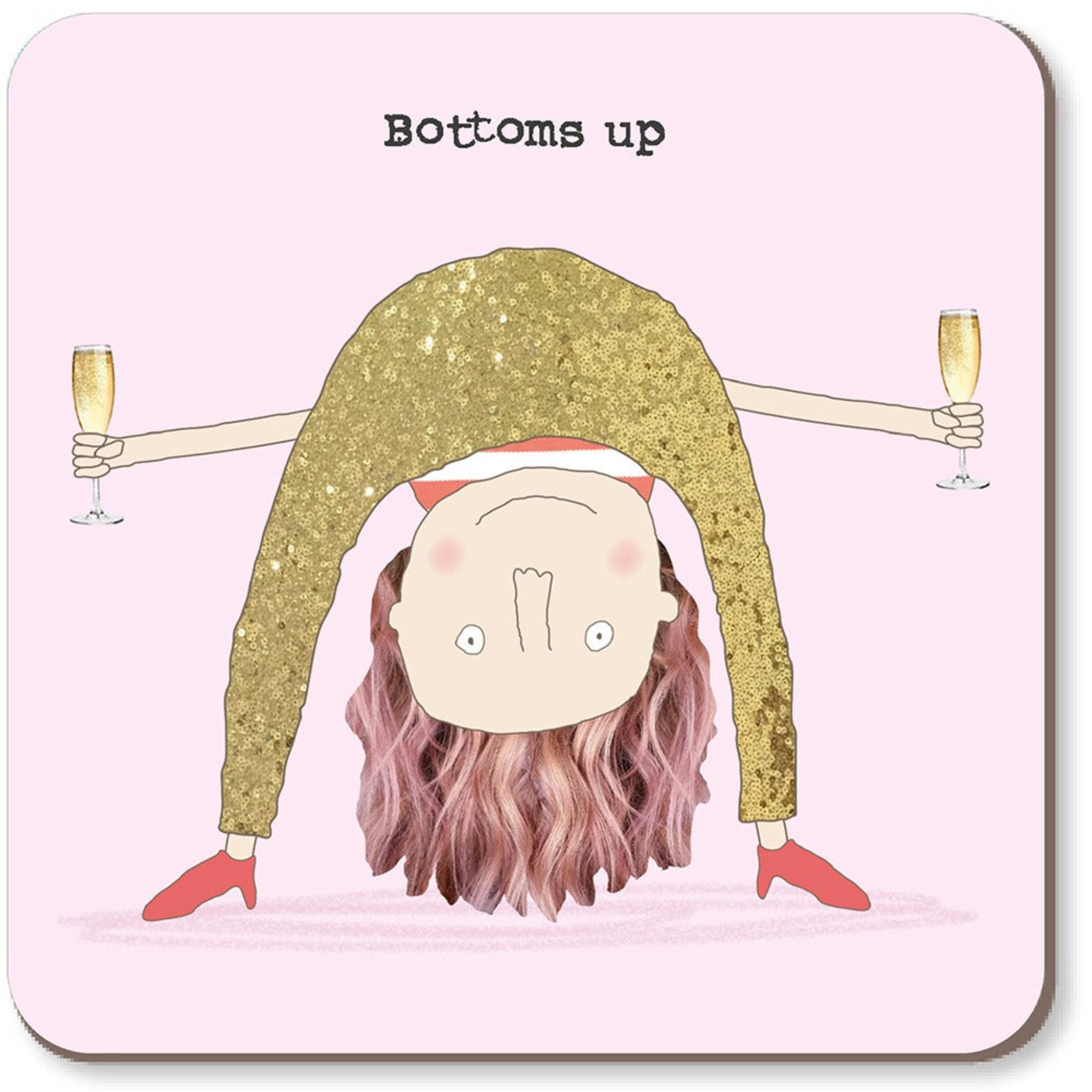 Rosie Made A Thing Bottoms Up Coaster