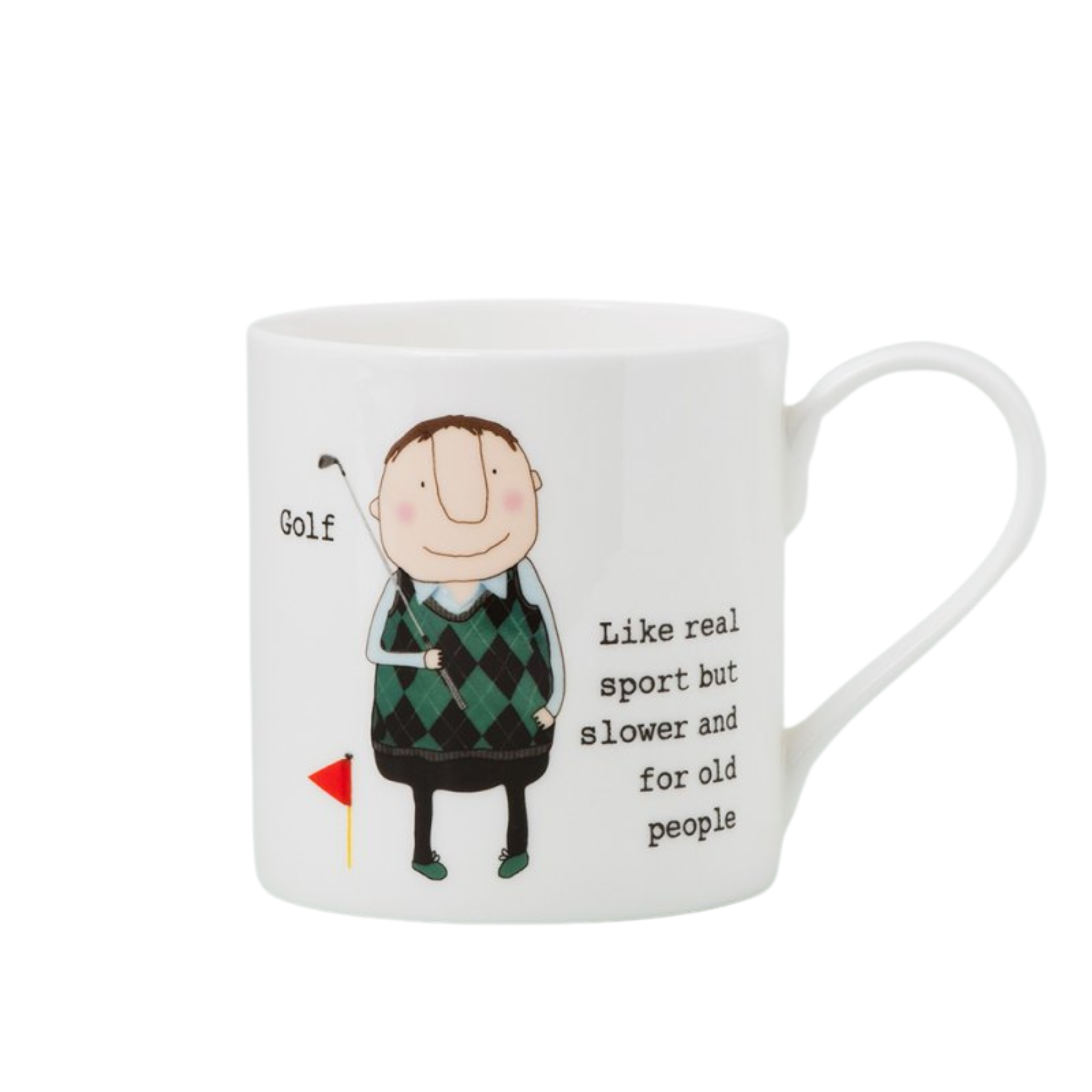 Rosie Made A Thing Golf Mug