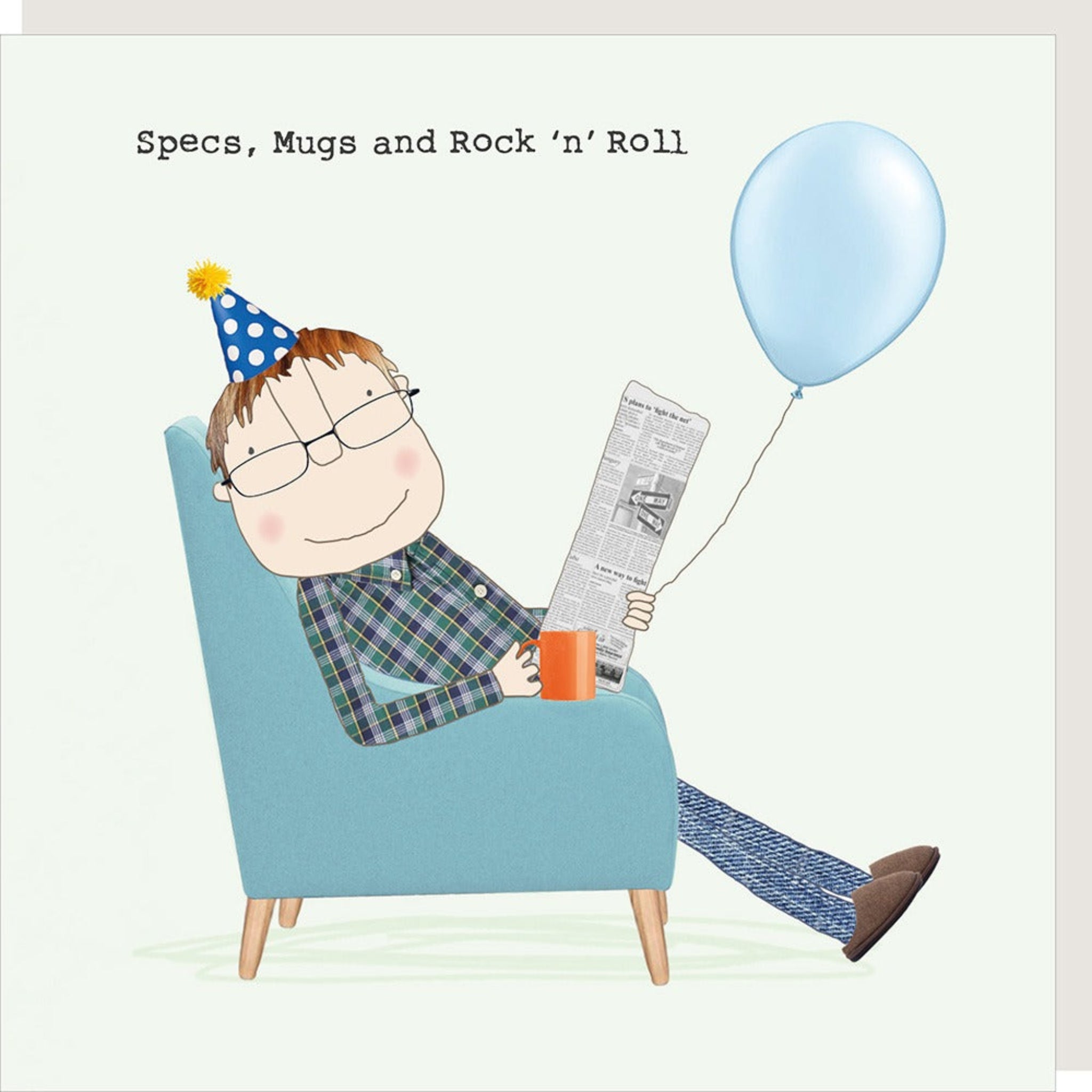 Rosie Made A Thing Rock n Roll Birthday Card