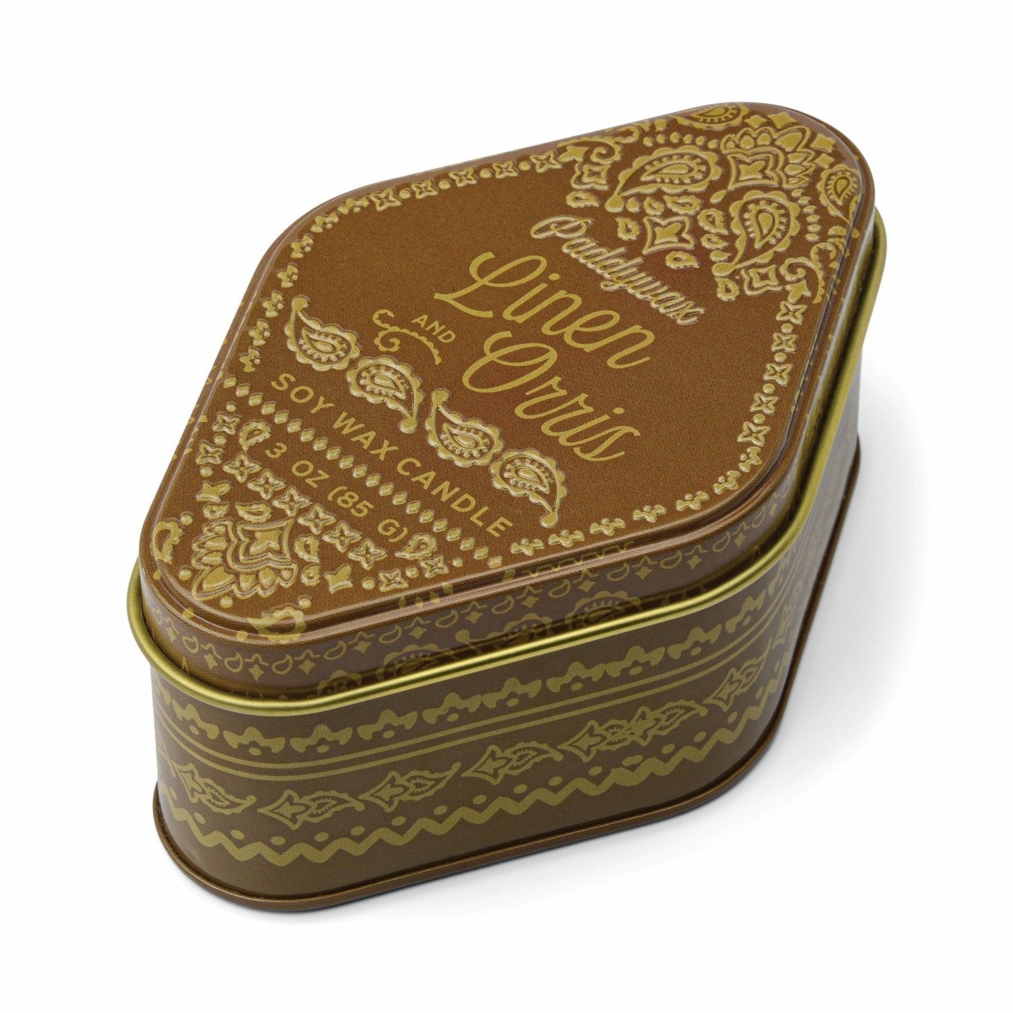 Paddywax Station Tin Candle 99g Linen Oris