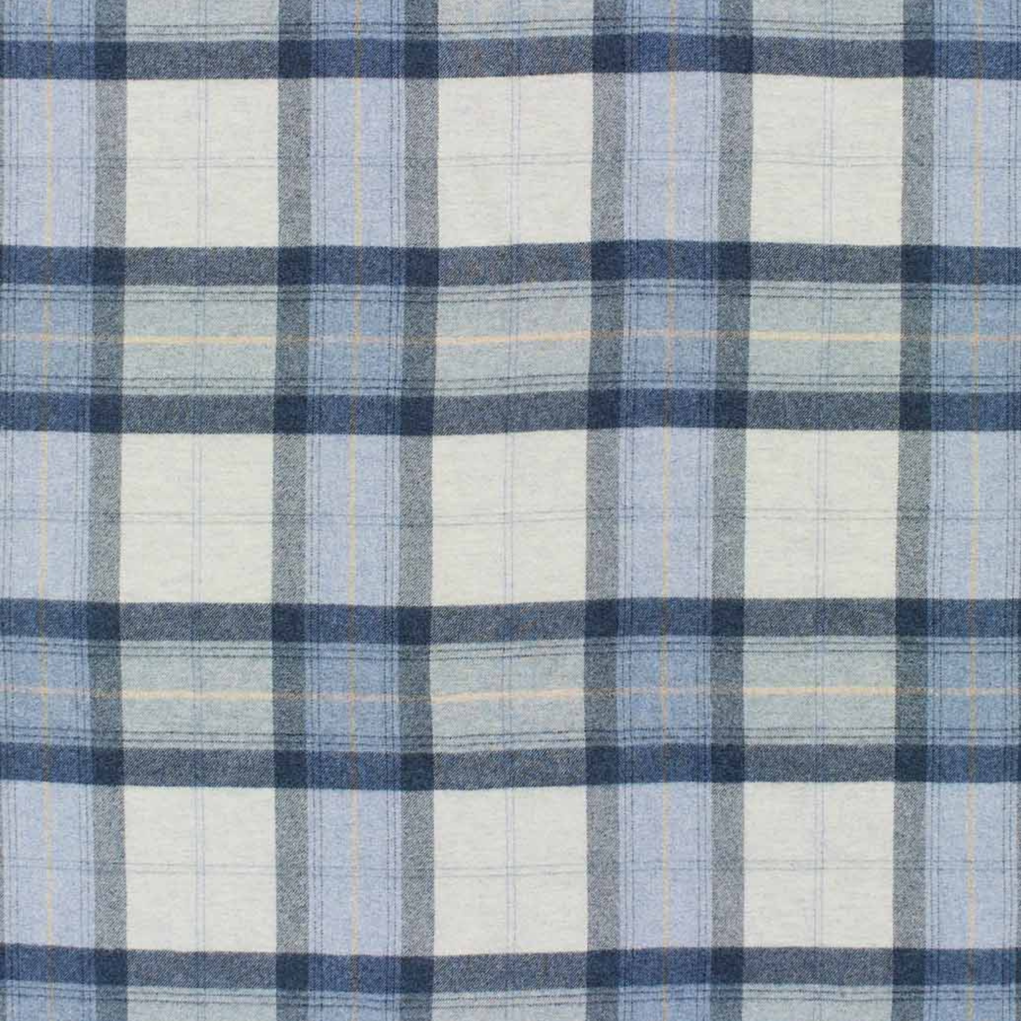 Bronte by Moon Skye Design Pure Wool Throw Blue full pattern