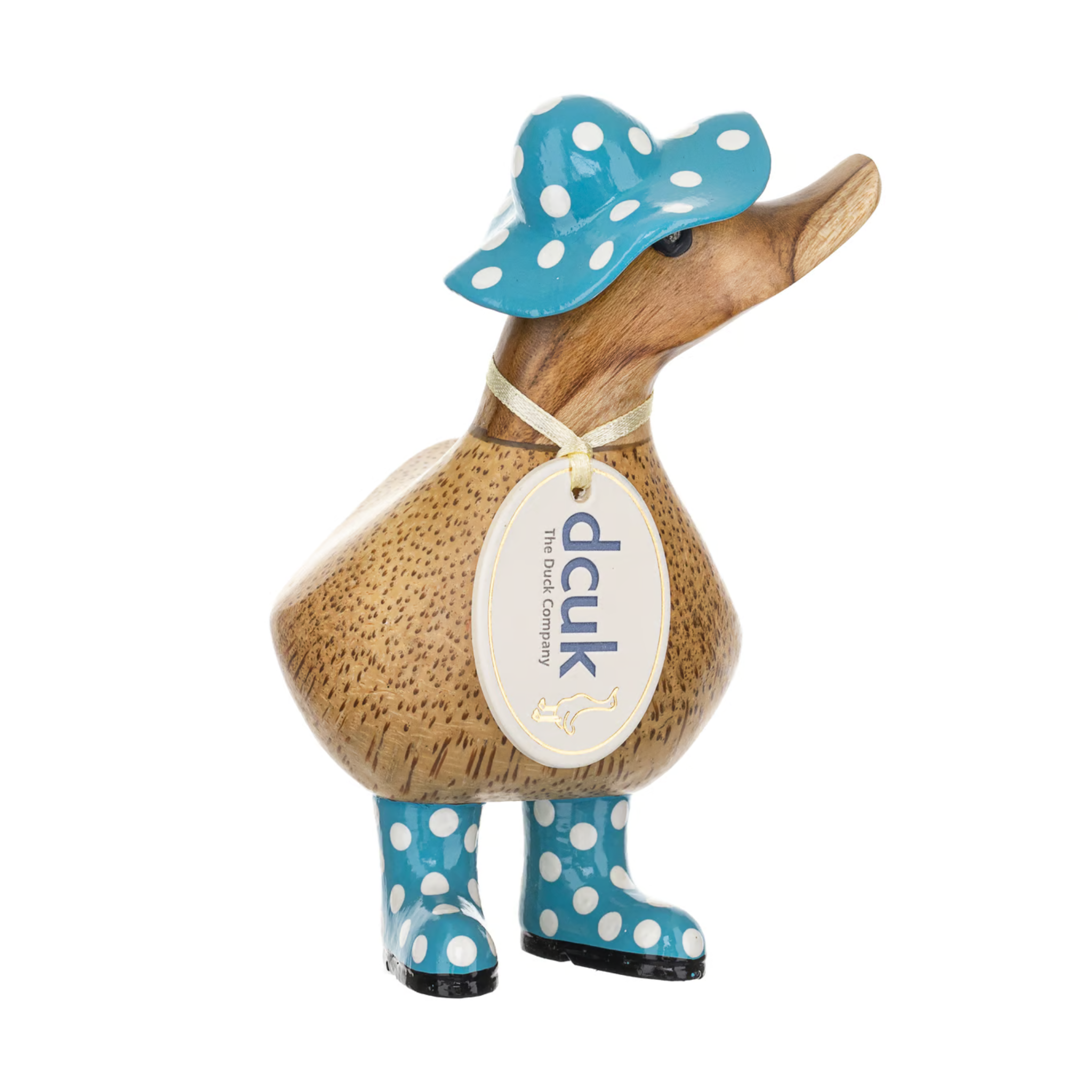 DCUK Spotty Hat and Boots Ducky Blue