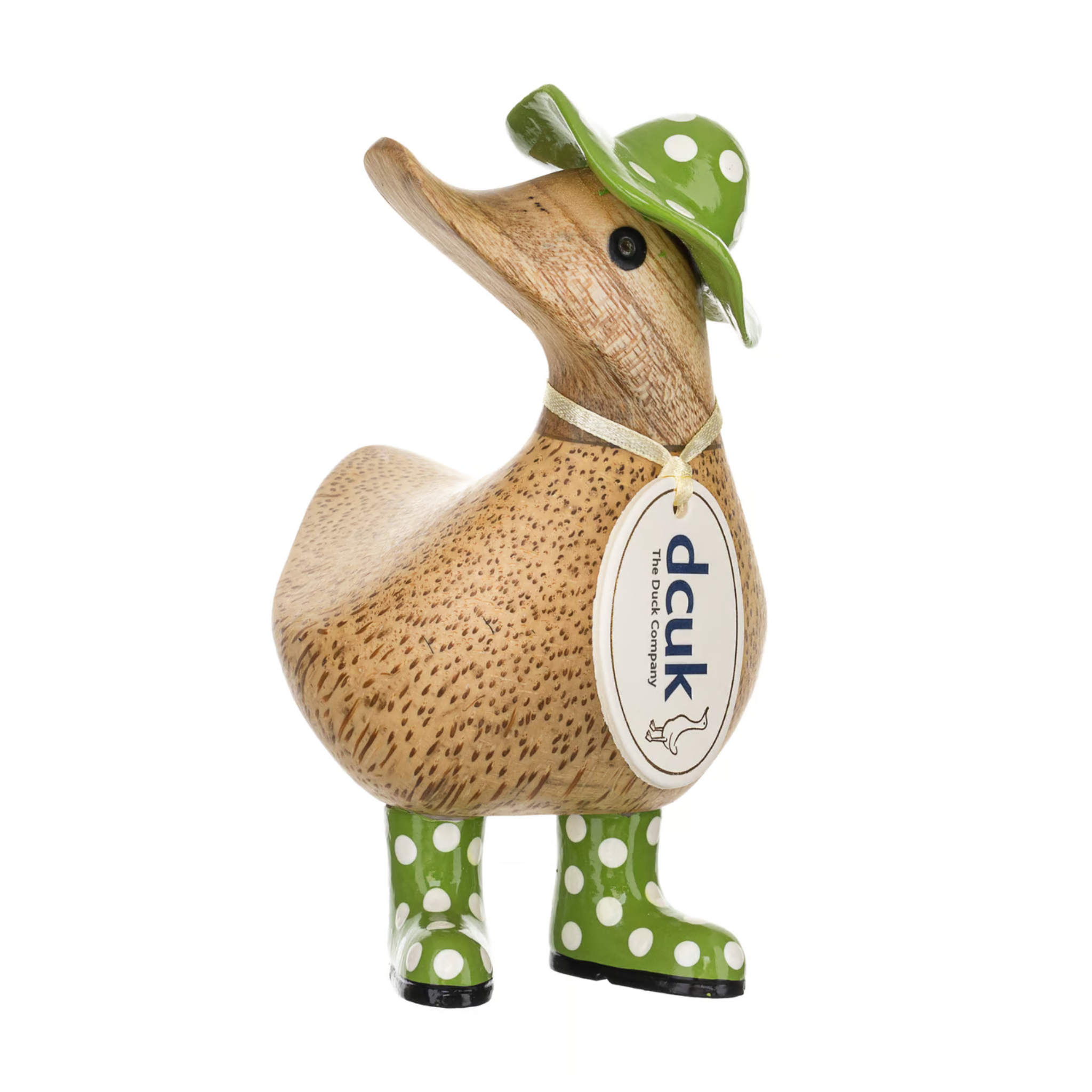 DCUK Spotty Hat and Boots Ducky Green