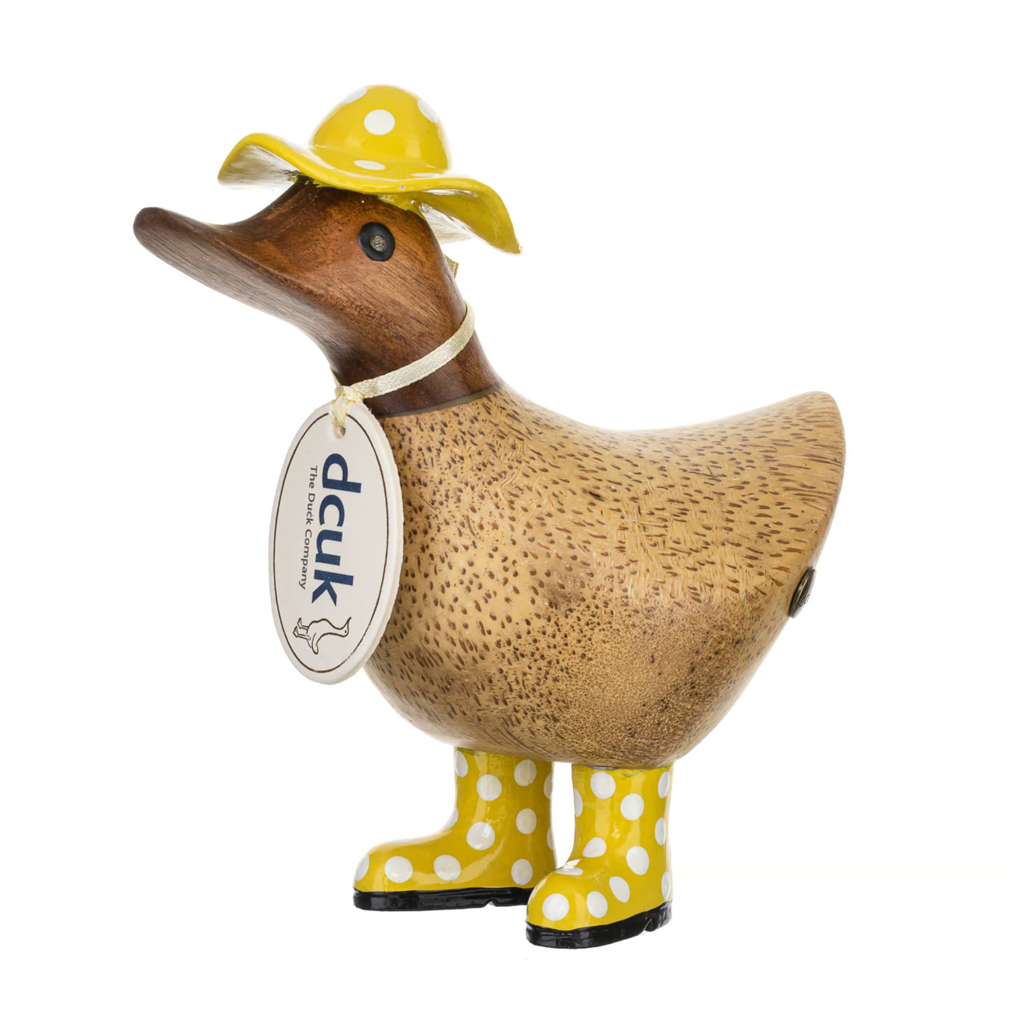 DCUK Spotty Hat and Boots Ducky Yellow