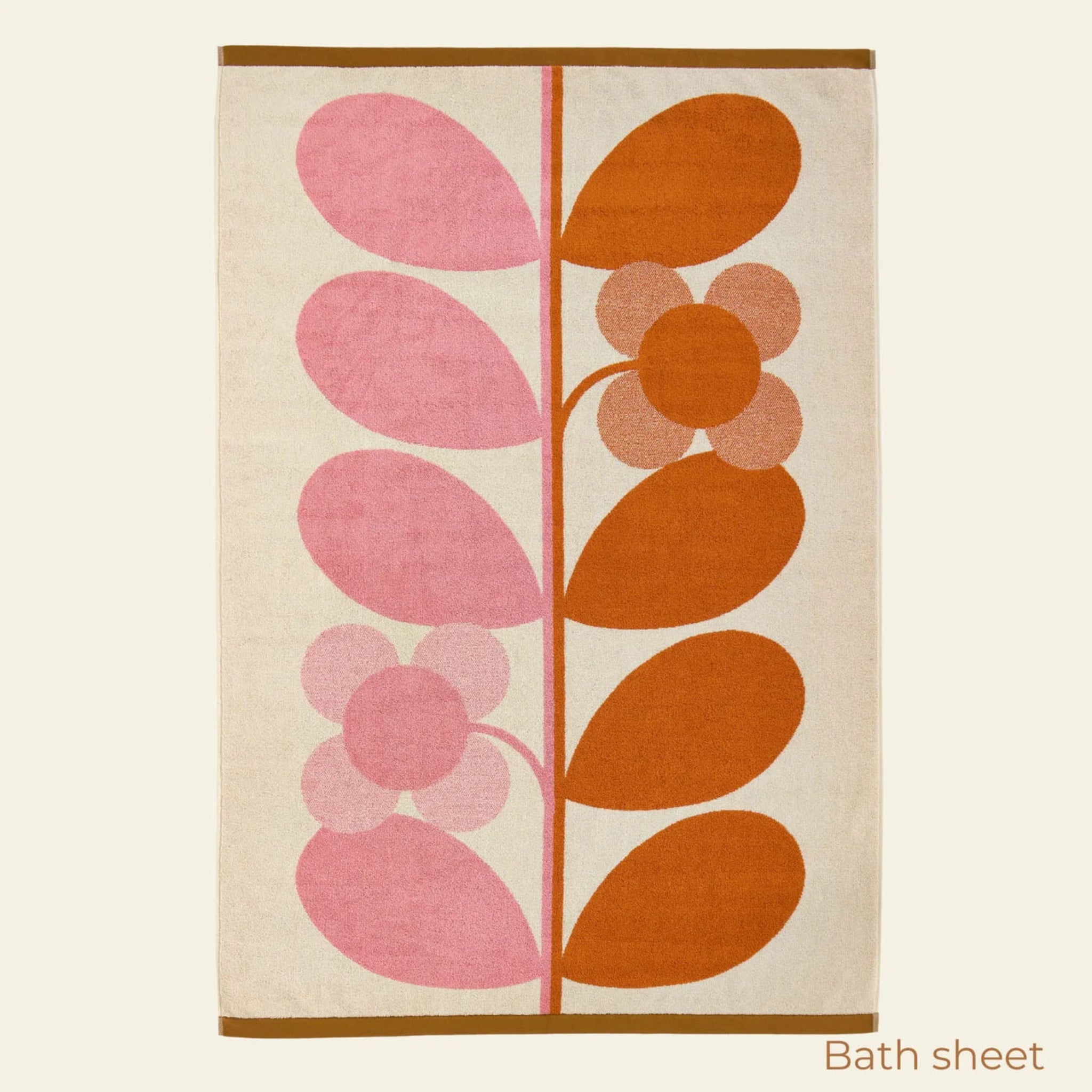 Orla Kiely Stem Bloom Duo Hand Towel Blush