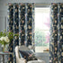 Laura Ashley Sumer Palace Eyelet Curtains Midnight