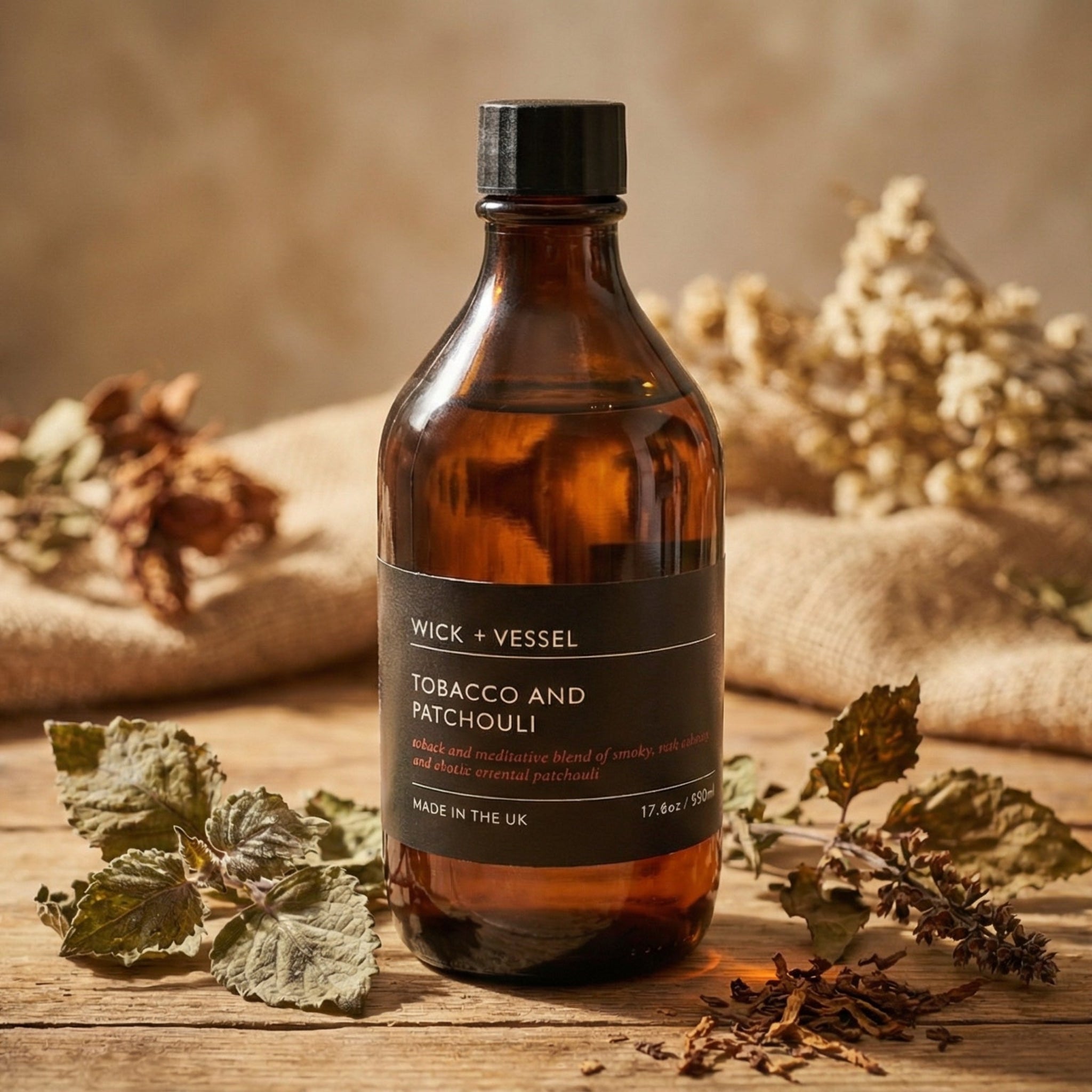 Tobacco and Patchouli
diffuser 500 ml