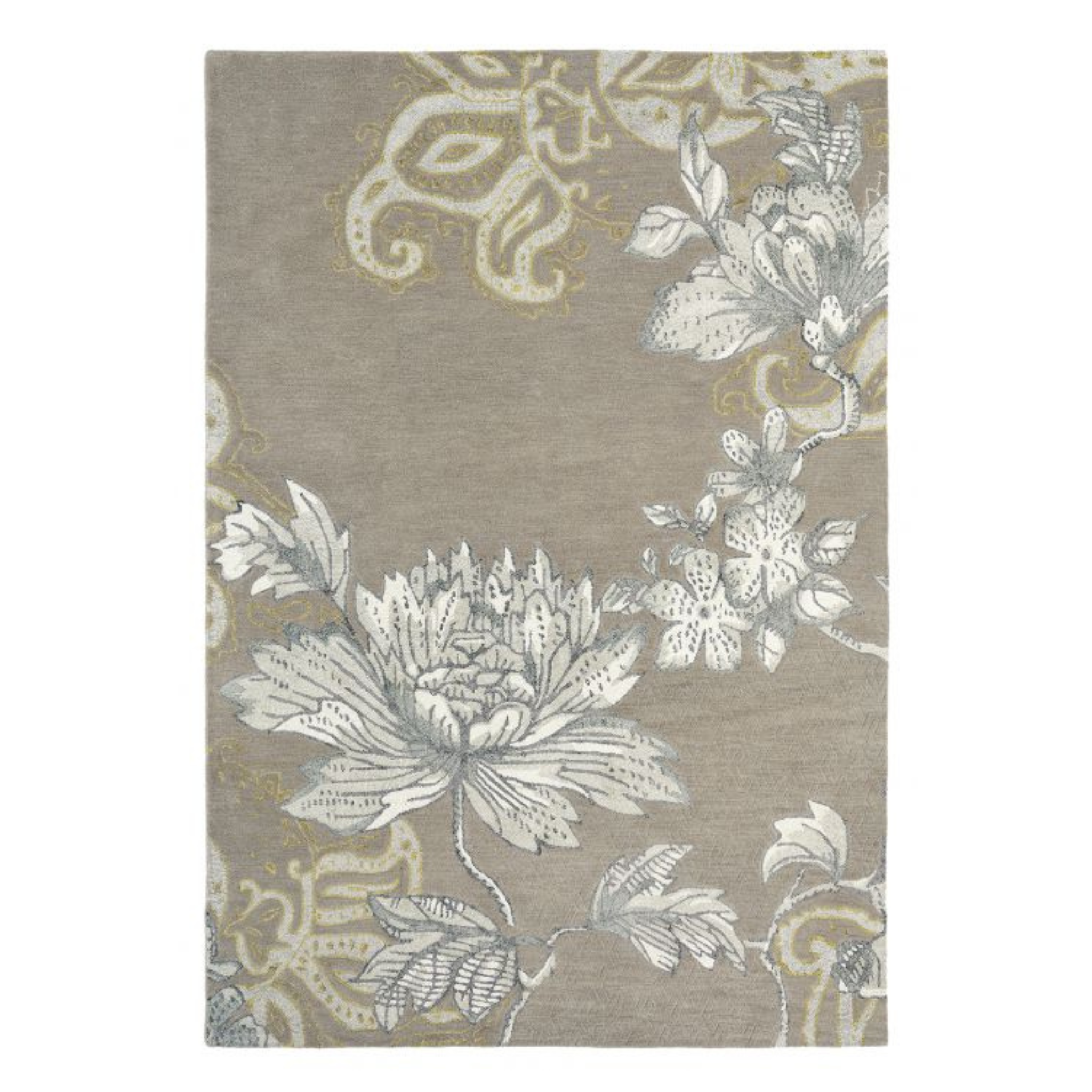 Wedgewood Fabled Floral Rug Grey 200cm x 280cm
