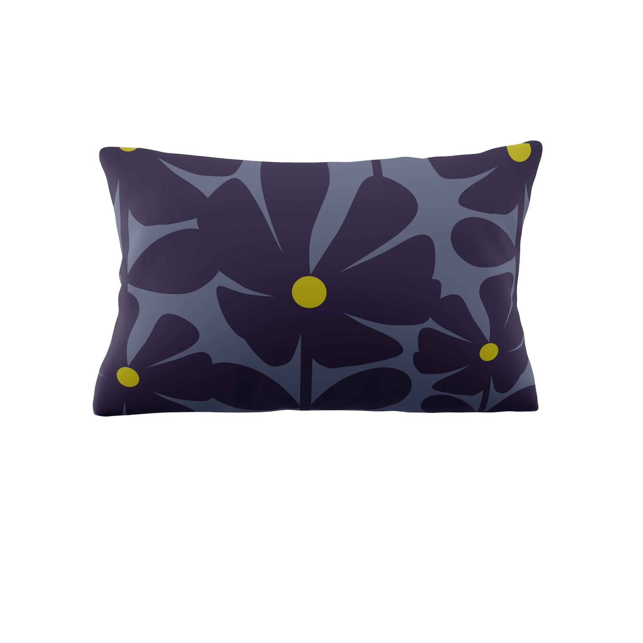 Orla Kiely Wildflower Duvet Cover Set Indigo Blue - Pillowcase