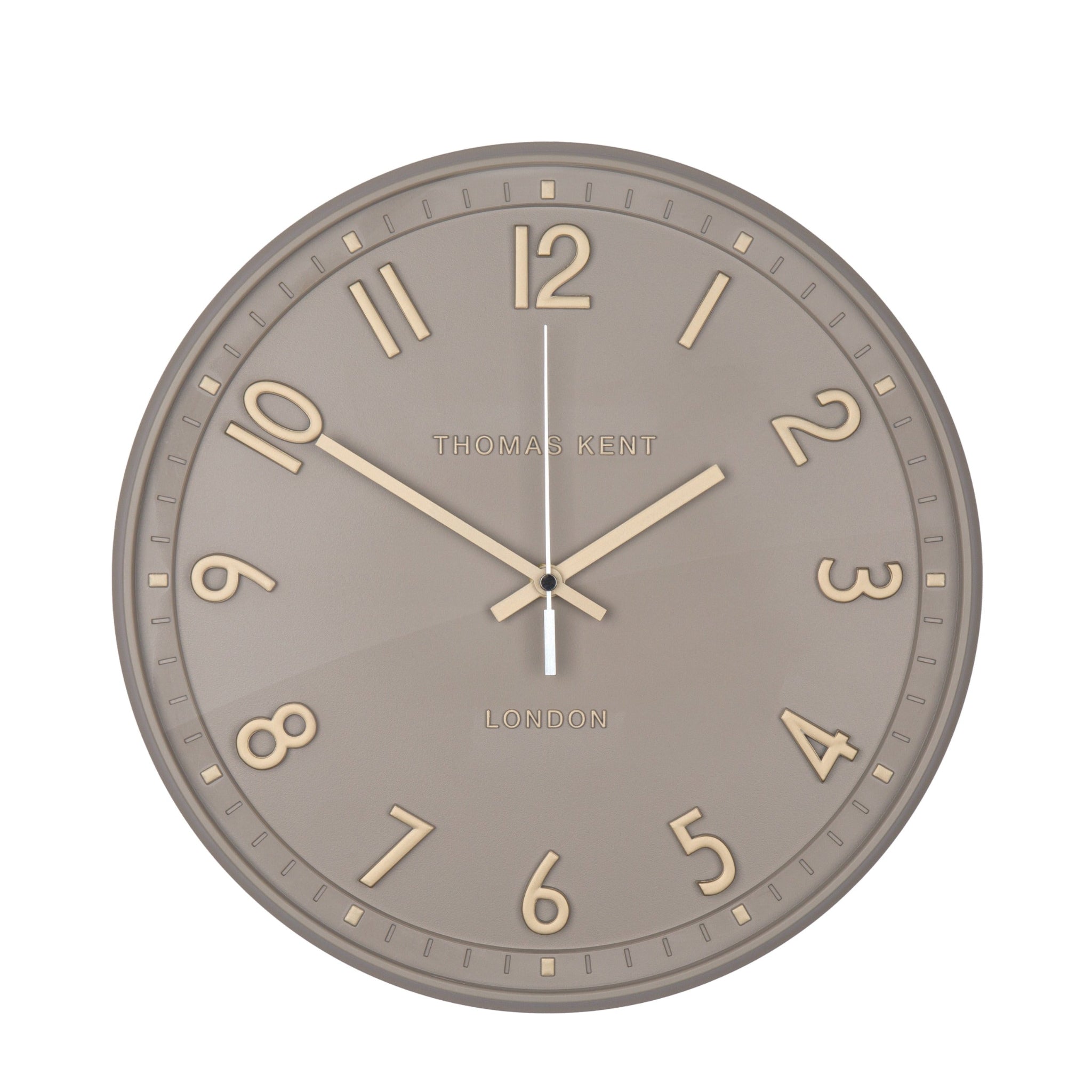 Thomas Kent 14" Tresco Wall Clock Taupe