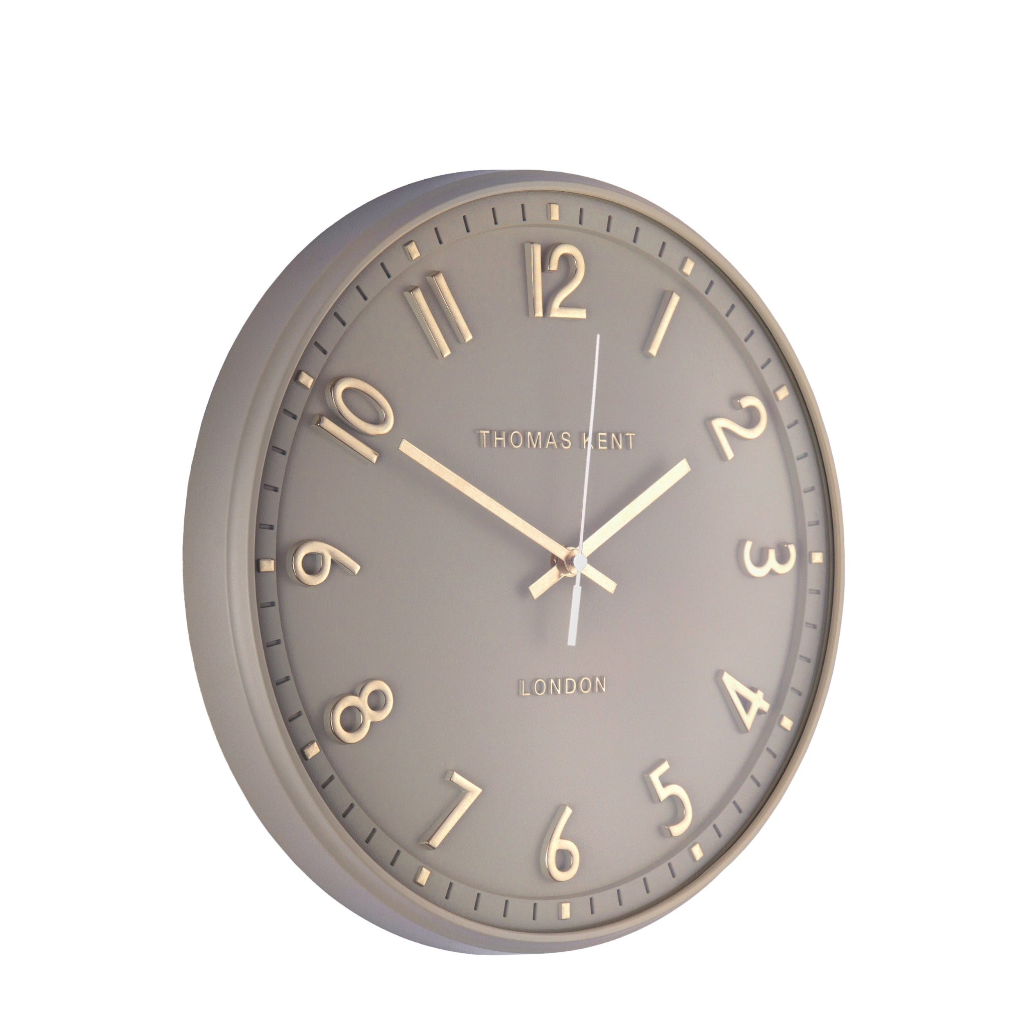 Thomas Kent 14" Tresco Wall Clock Taupe