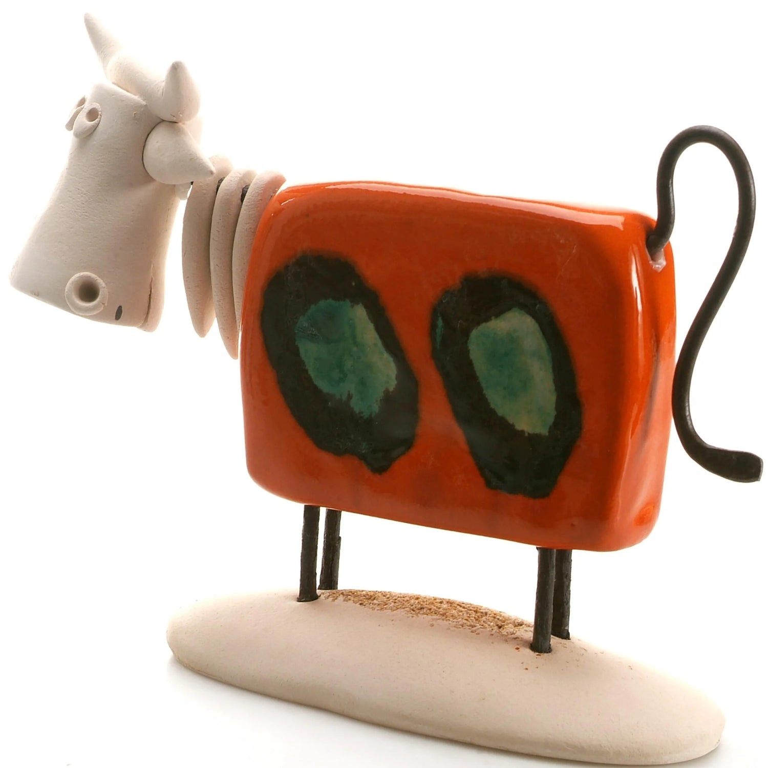 Enigma Stylish Moo Cow Large Sculpture
