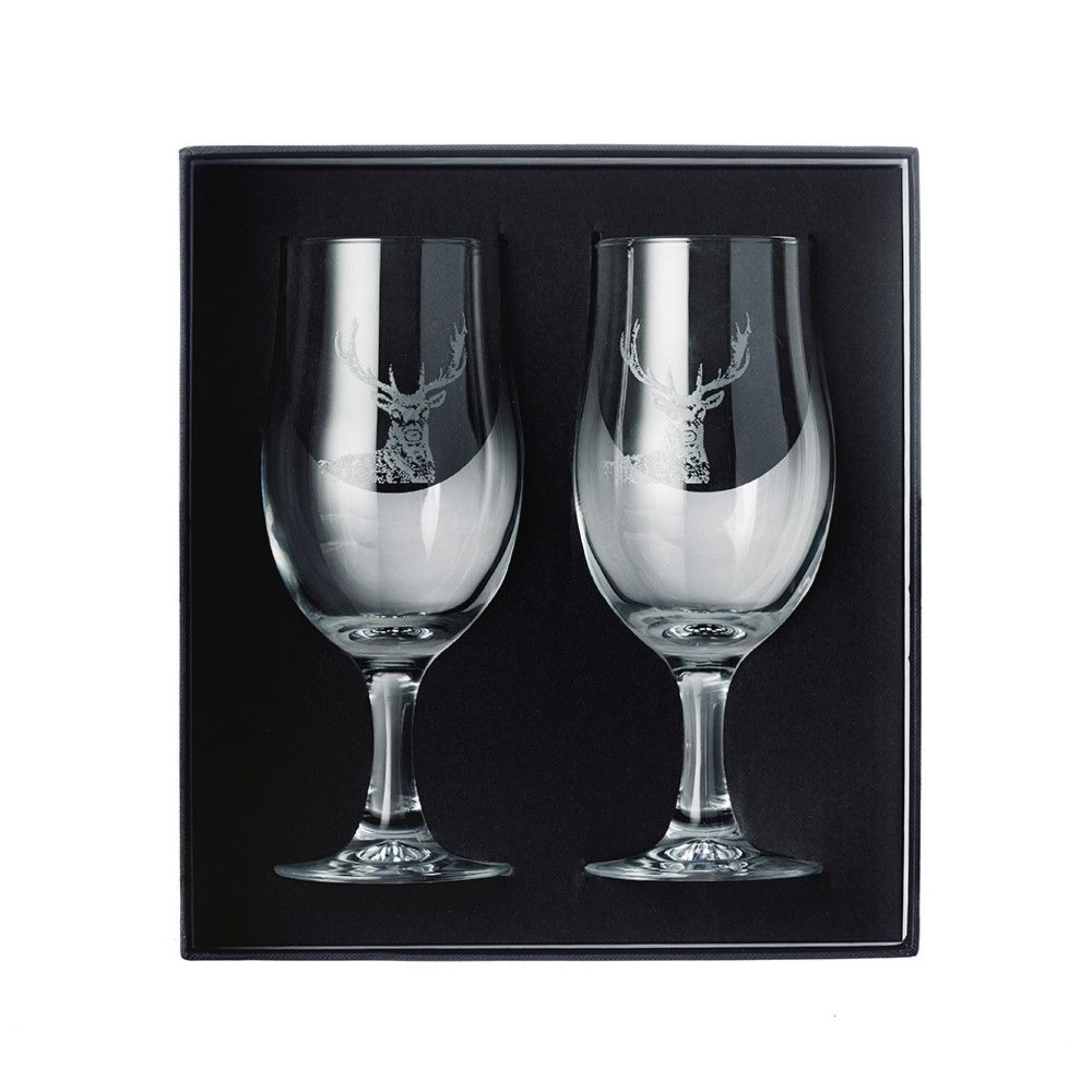 Selbrae House Stag Craft Beer Glass Pair (2)