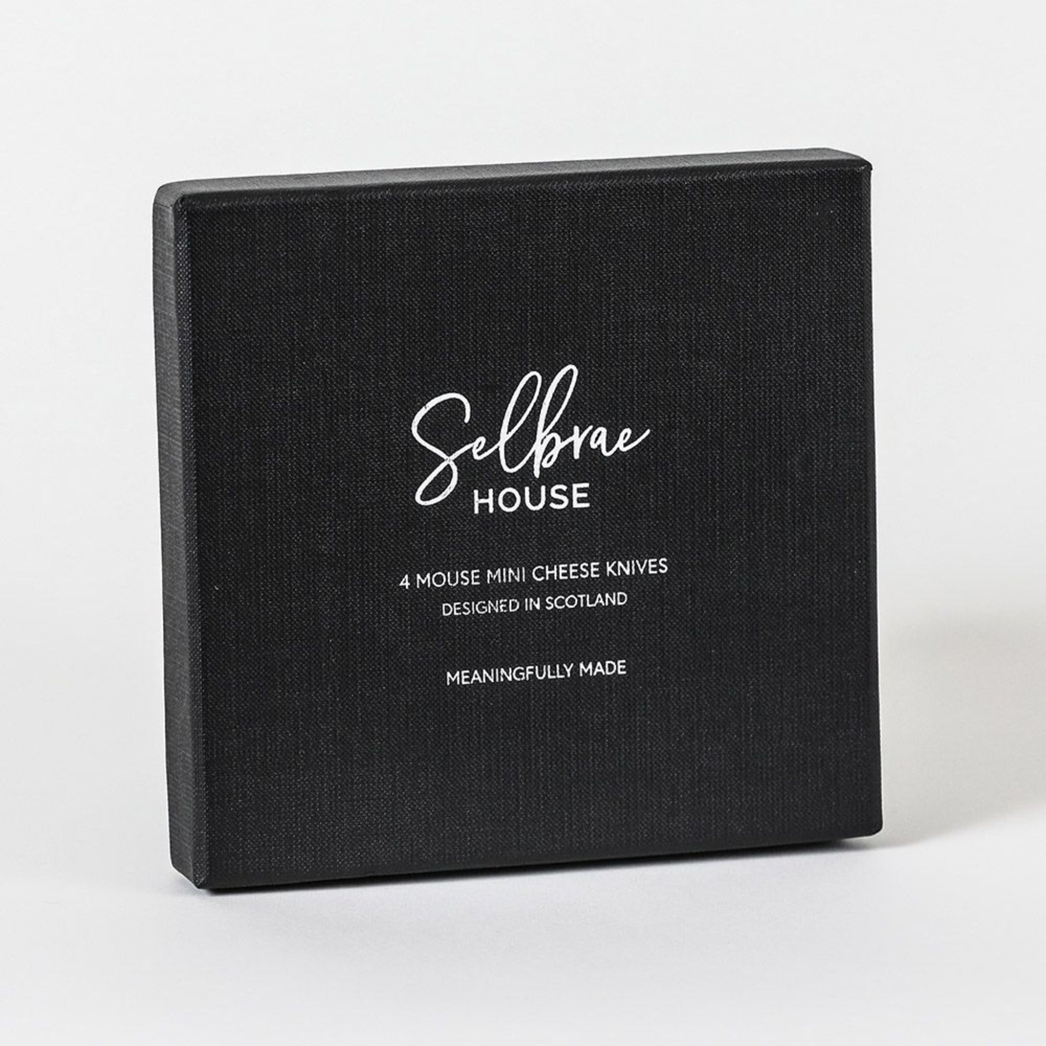 Selbrae House 4 Mini Cheese Knives Mouse