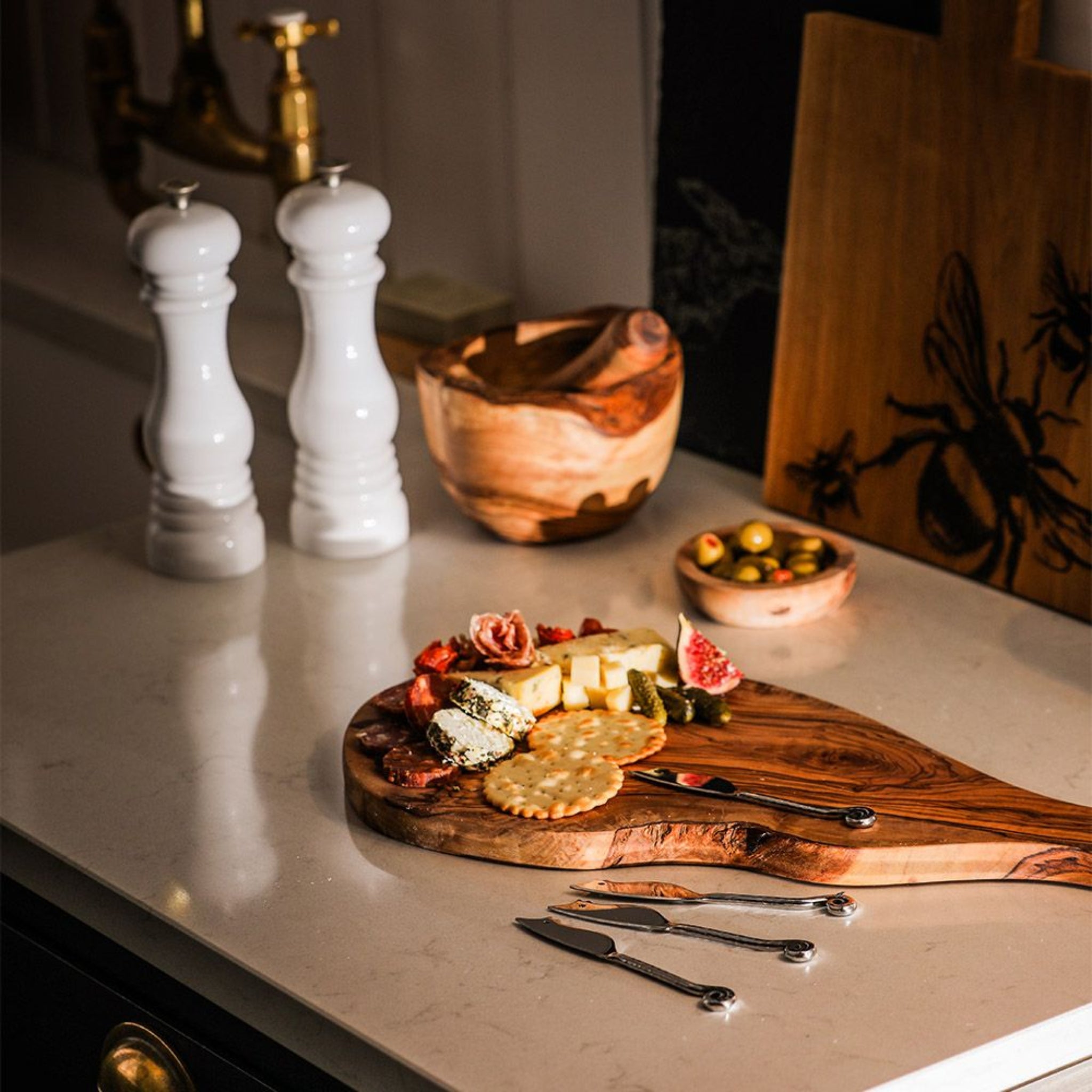 Selbrae House 4 Mini Cheese Knives Mouse