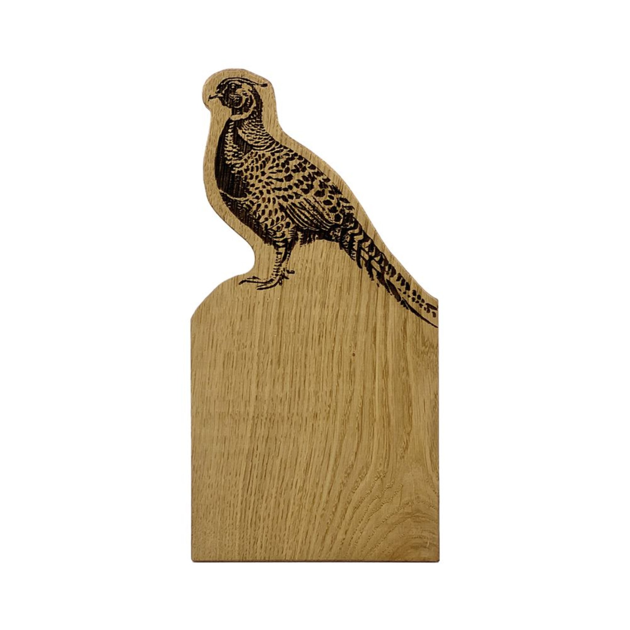 Selbrae House Framed Oak Serving Board Pheasant Small