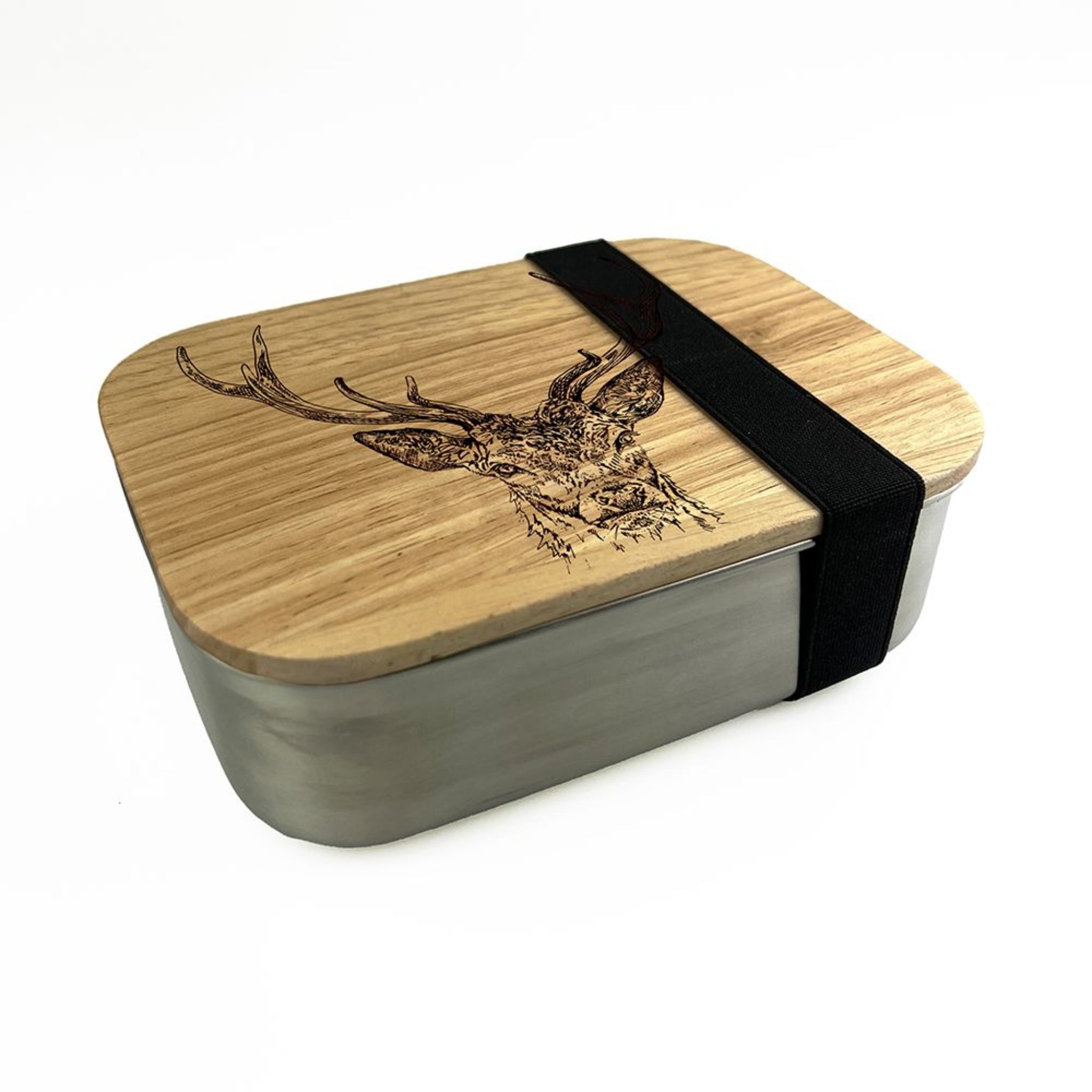 Selbrae House Stainless Steel Lunch Box Stag