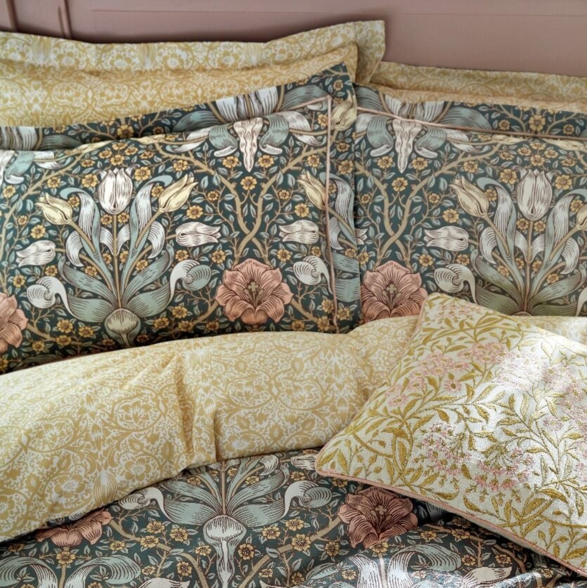 William Morris at Home Spring Thicket Duvet Cover Set Mineral