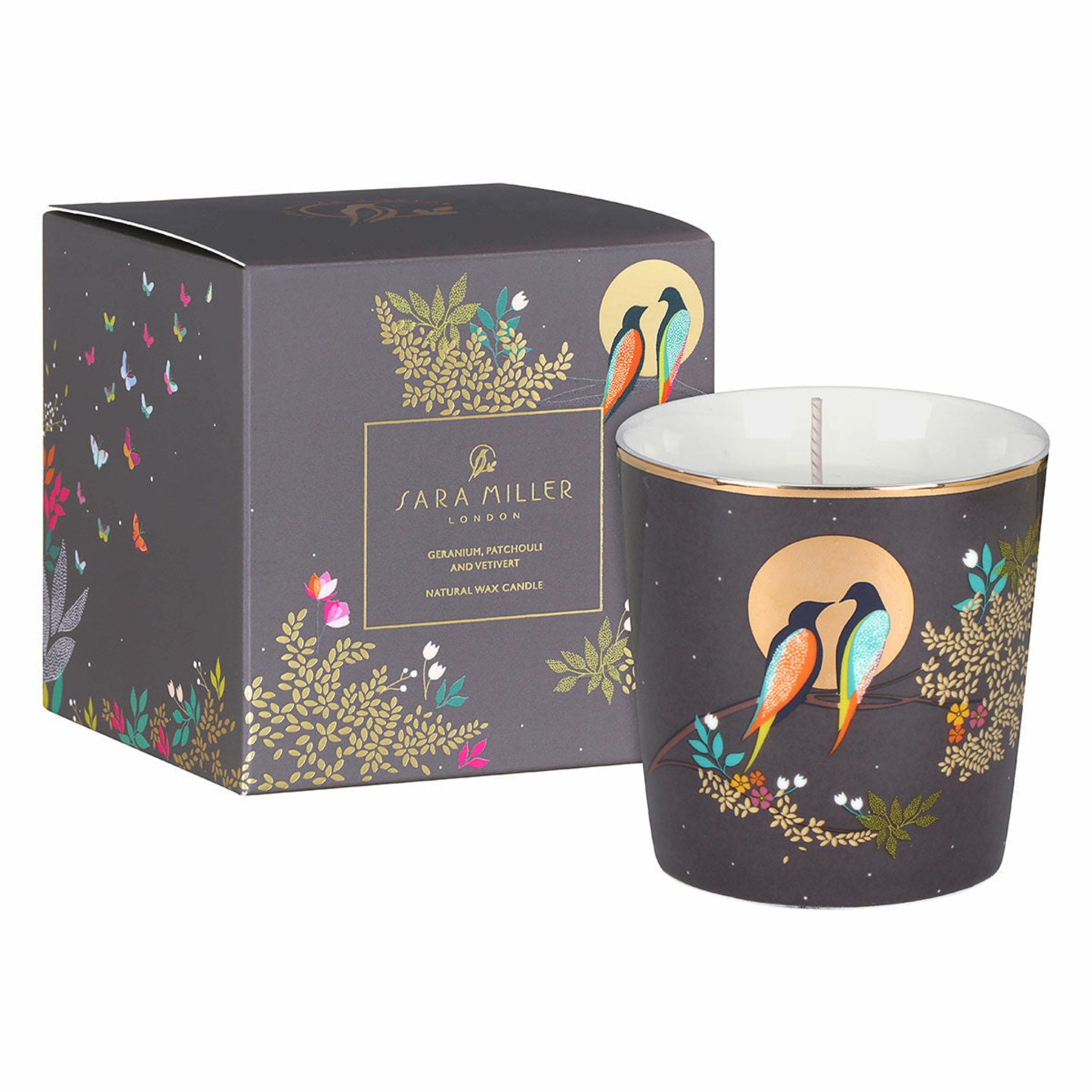 Sara Miller Geranium Patchouli & Vetivert Candle 260g