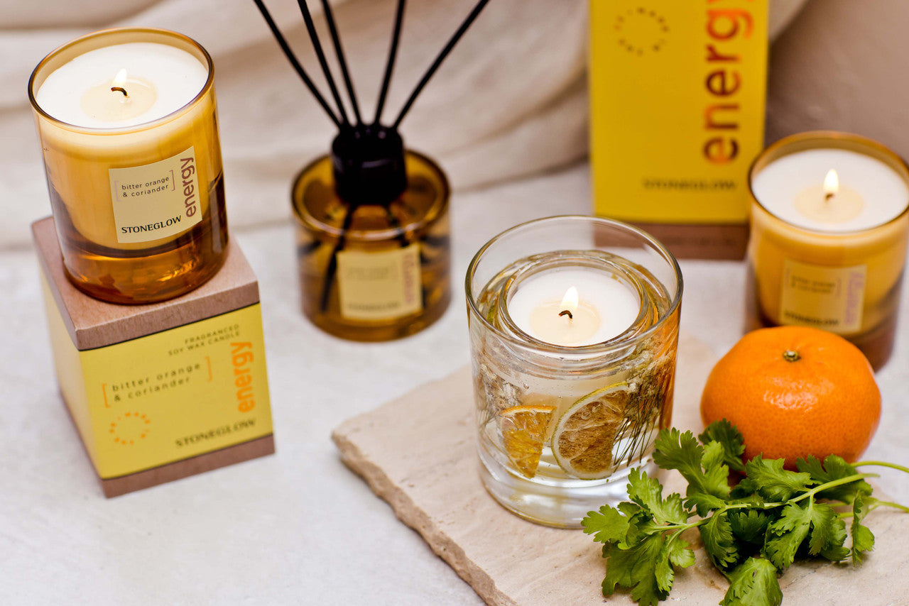 Stoneglow Bitter Orange & Coriander Candle 160g
