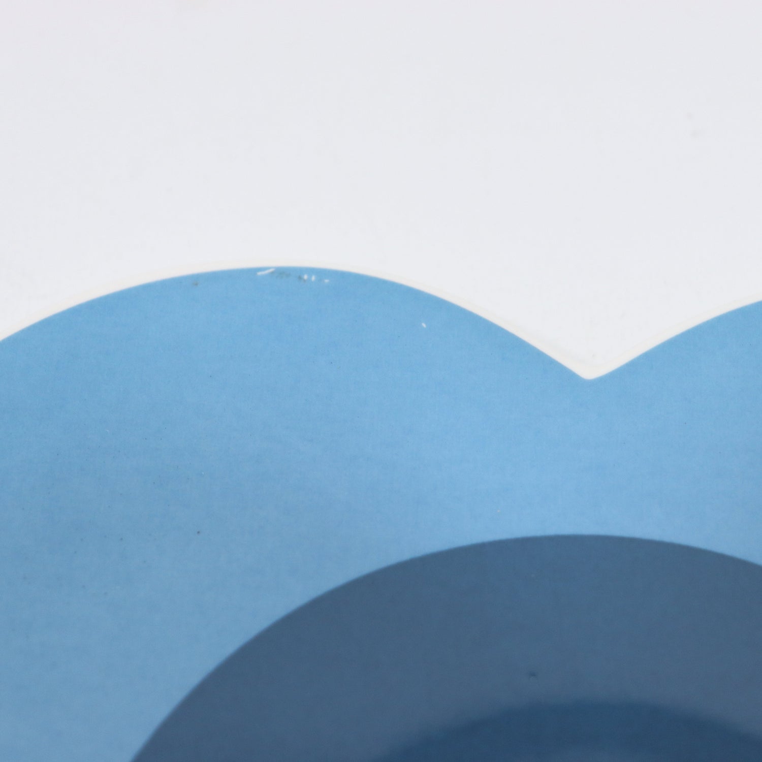 Orla Kiely Set of Two Ceramic Trivets Sunflower Yellow & Sky Blue SECONDS
