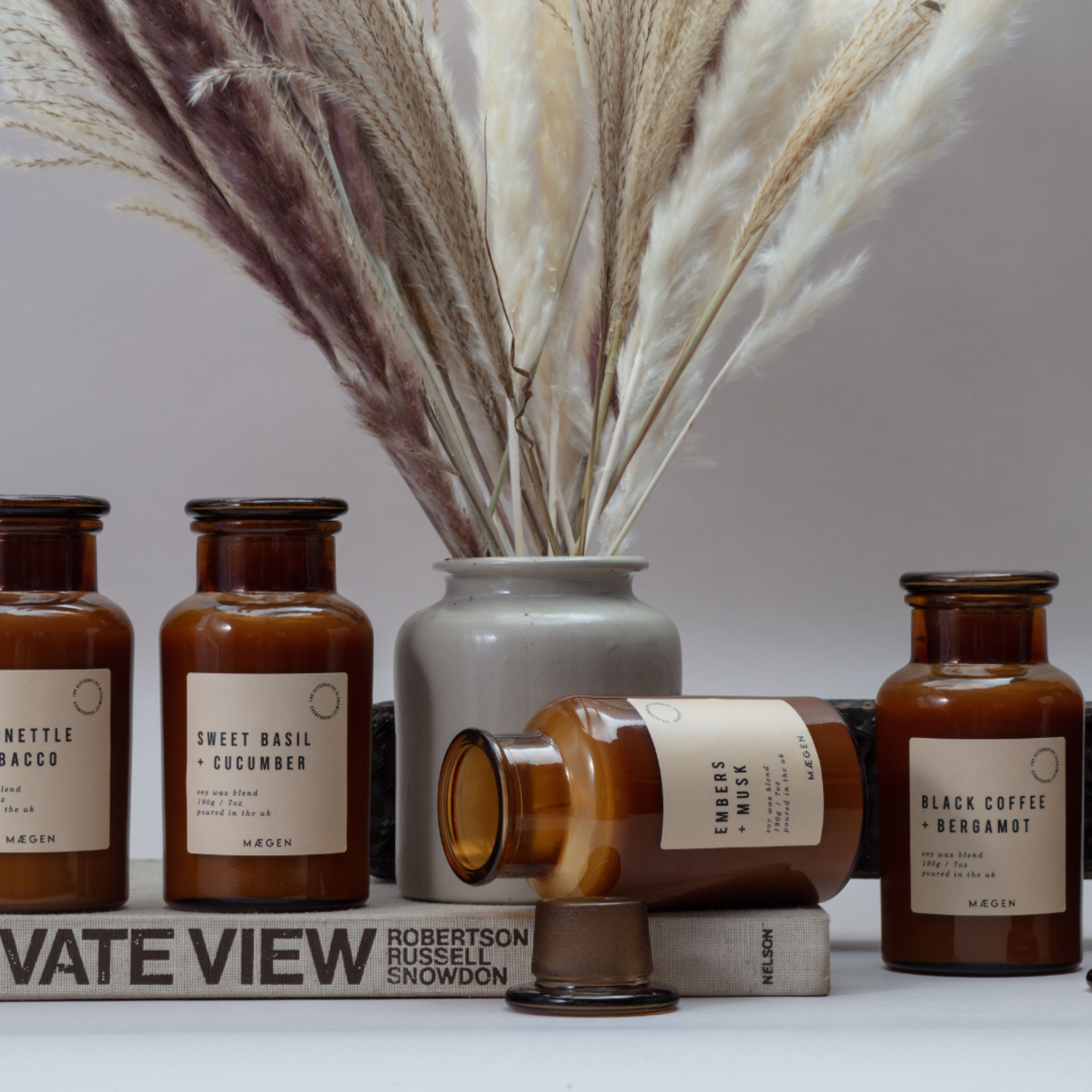 Maegen Alchemist Candle Sweet Basil & Cucumber 250g