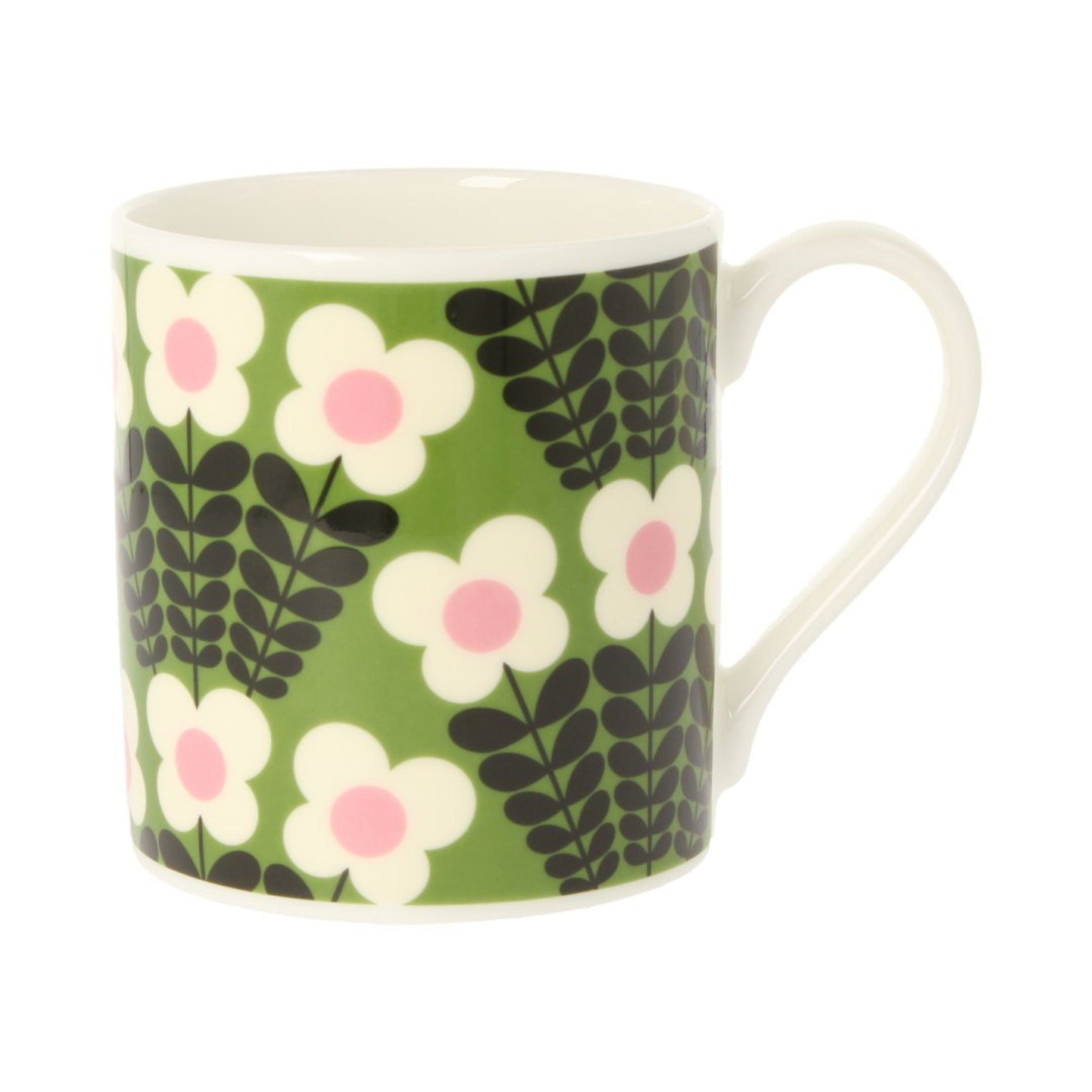 Orla Kiely Bunch Of Stems Green Mug 350ml