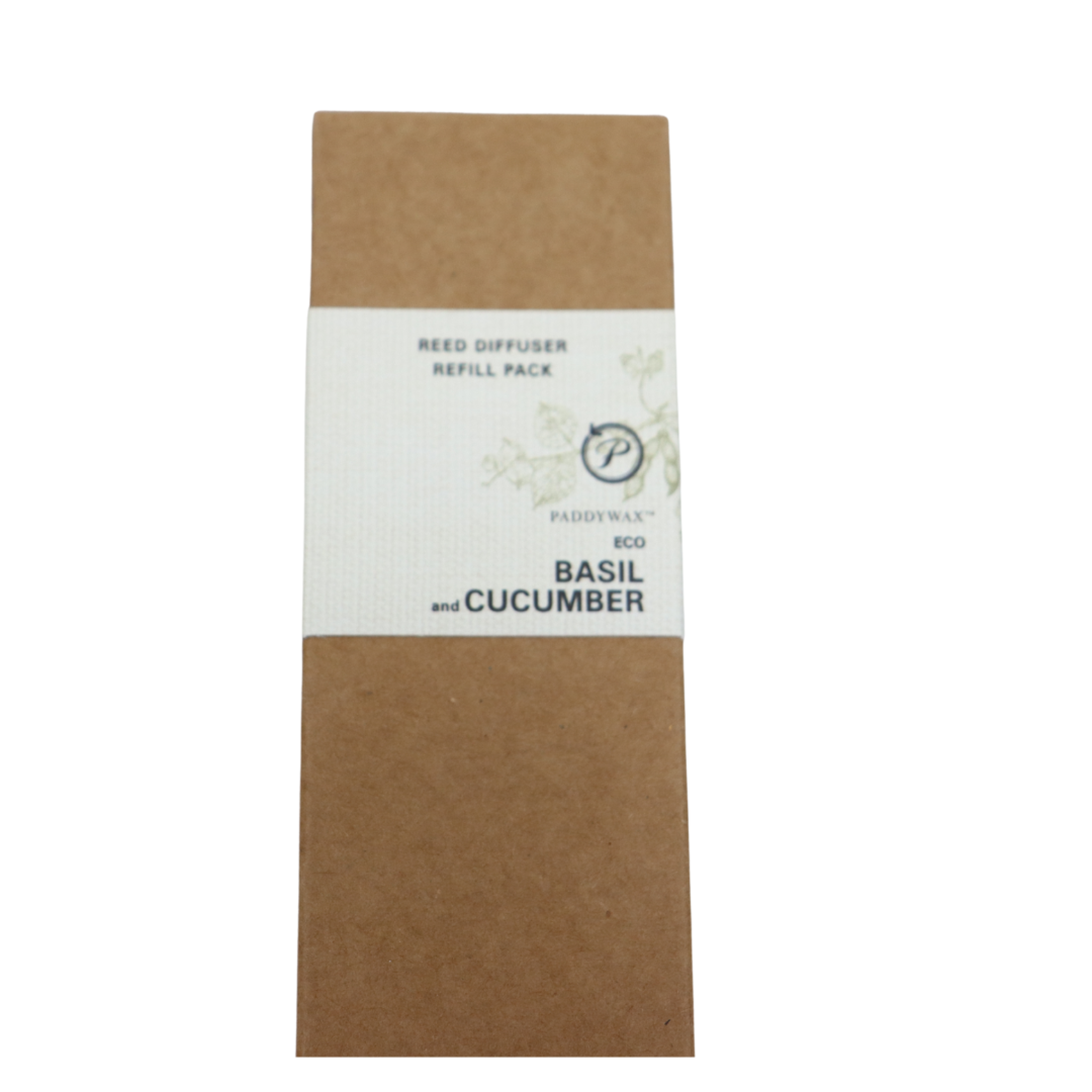 Paddywax Eco Green 4fl oz Diffuser Refill With Reeds Basil & Cucumber