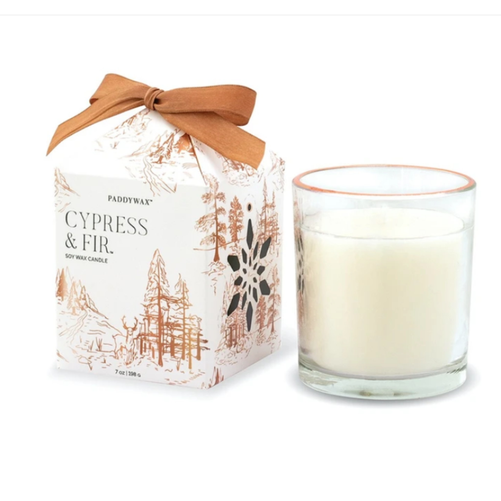 Paddywax Cypress & Fir Glass Candle 7oz