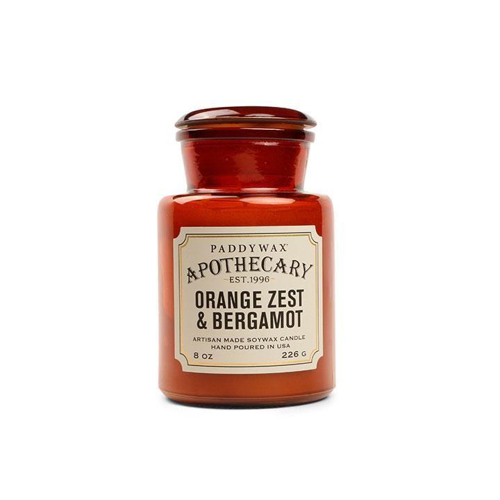 Apothecary 8 oz Candle - Orange Zest + Bergamot – Paddywax