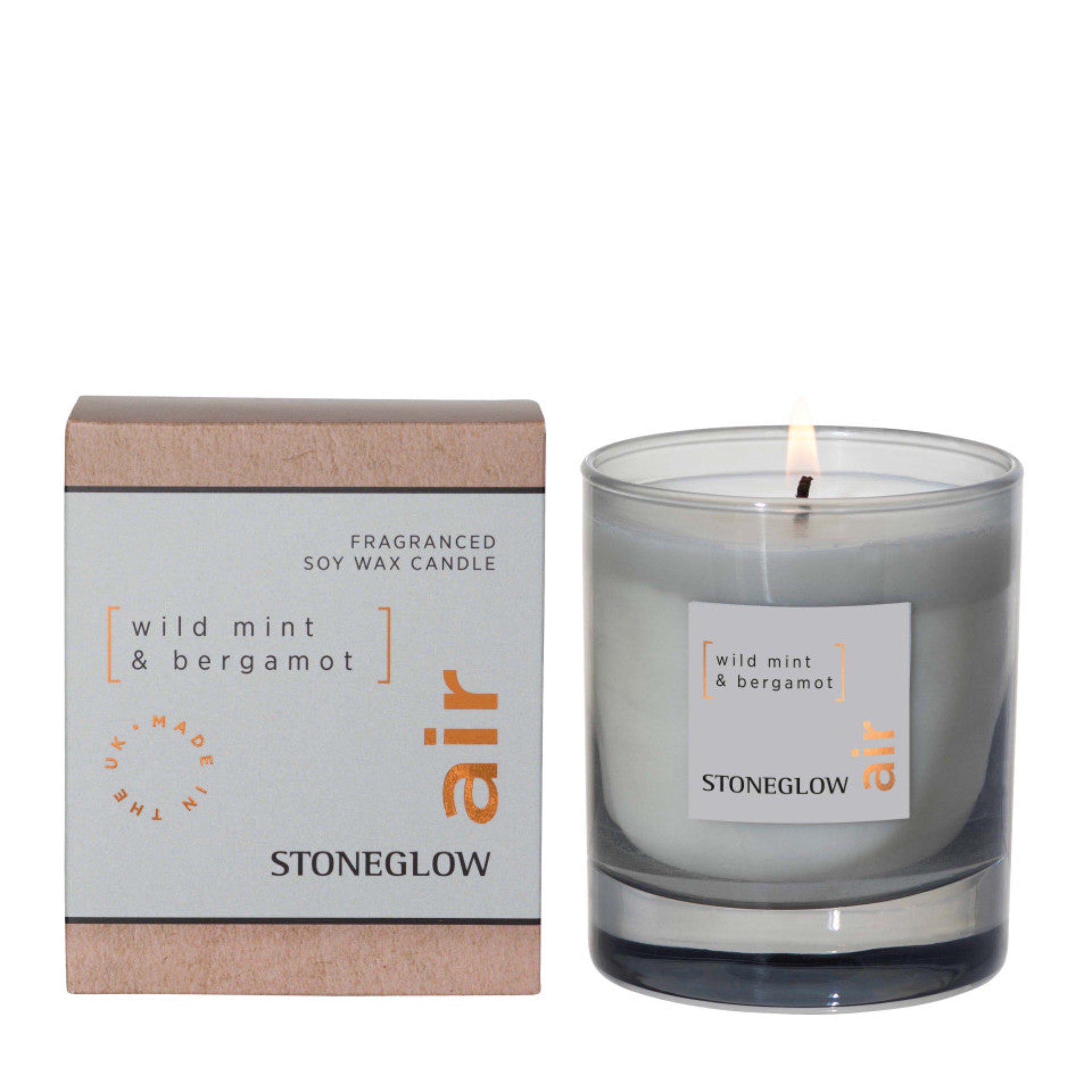 Stoneglow Wild Mint & Bergamot Candle 160g
