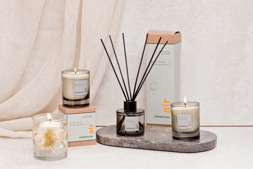 Stoneglow Wild Mint & Bergamot Candle 160g