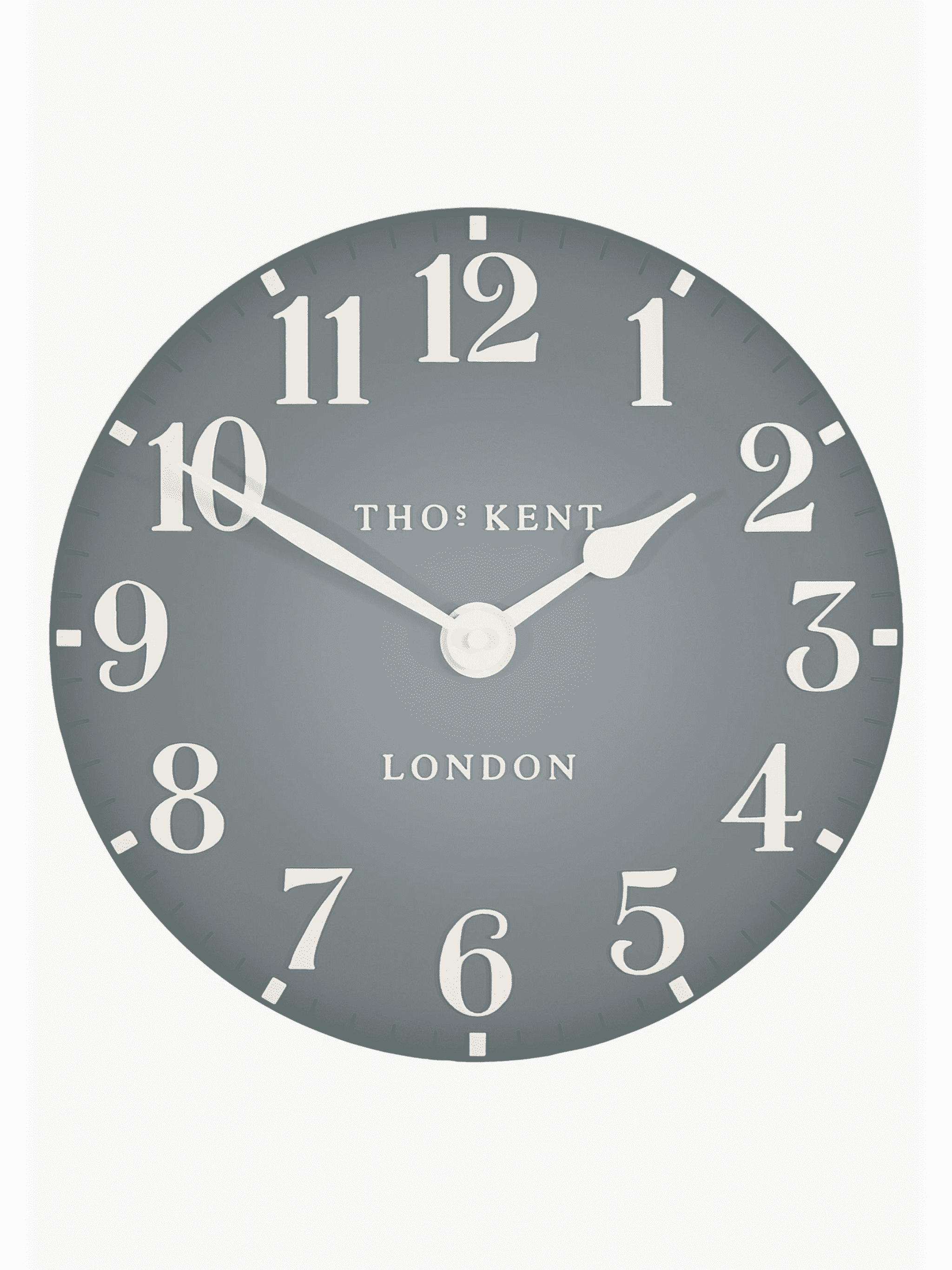Thomas Kent 12" Arabic Wall Clock Flax Blue