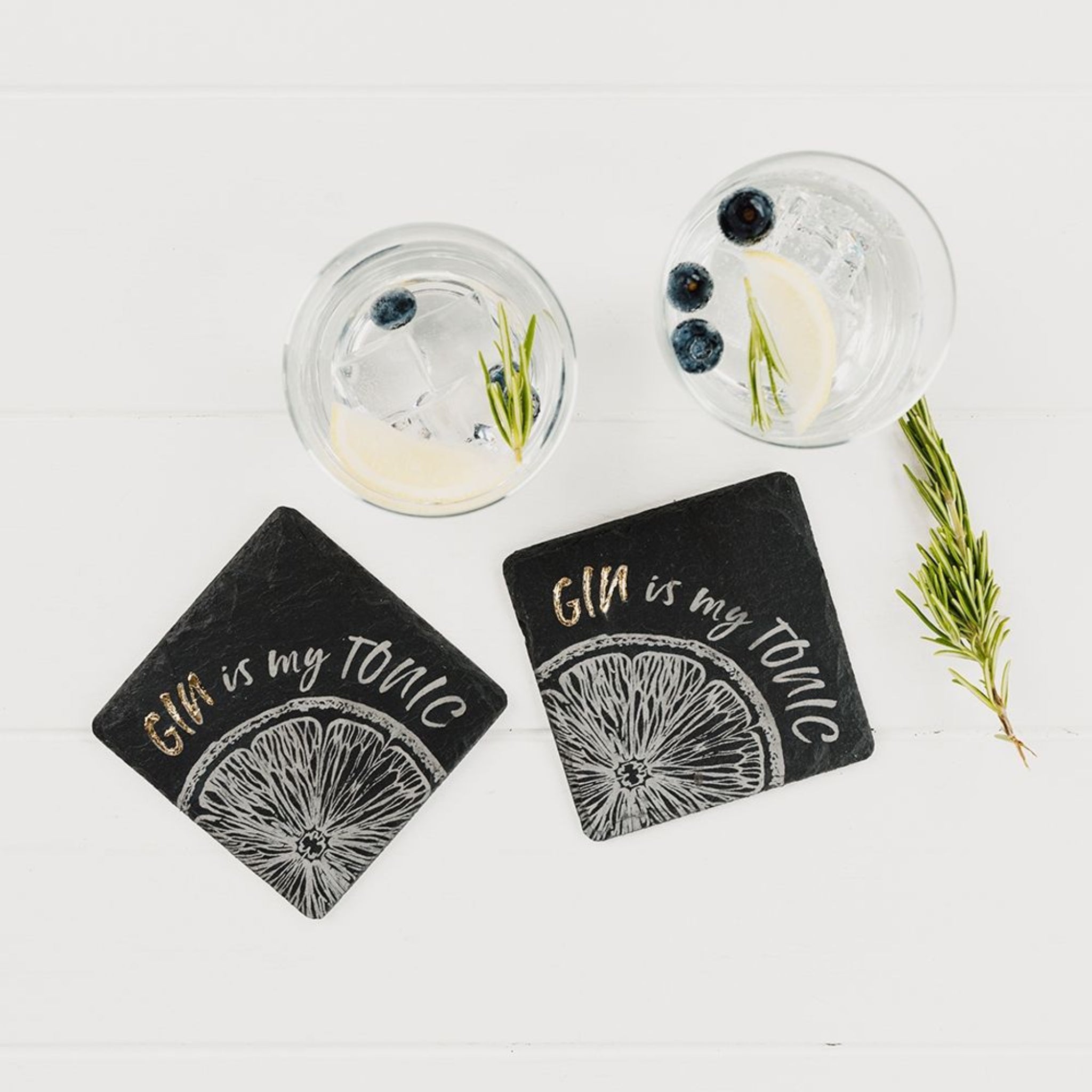 Selbrae House 2 Gold Gin is my Tonic Coasters