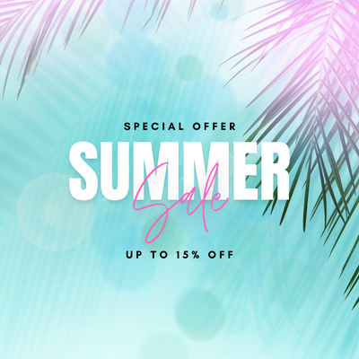 15% off Summer Sale