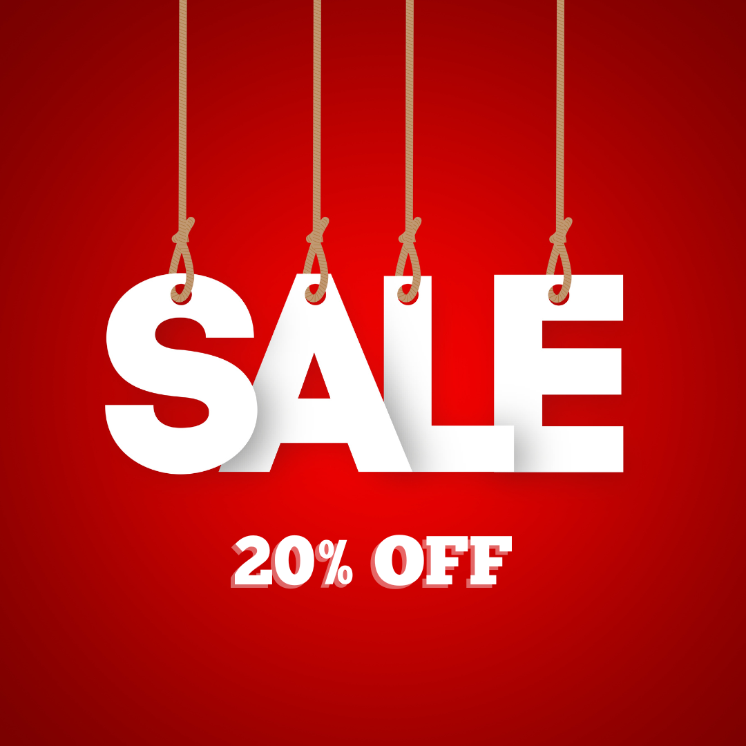 Boxing Day & New Year Sale 20% Off