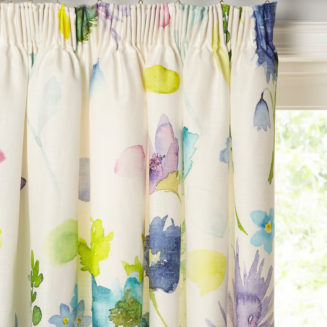 bluebellgray Tetbury Lined Pencil Pleat Curtains