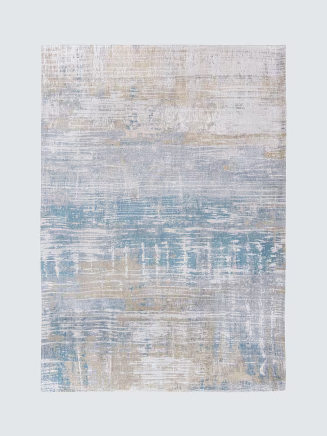Louis De Poortere Atlantic Streaks 8718 Long Island Blue 140cm x 200cm