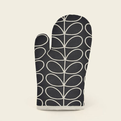 Orla Kiely Linear Stem Oven Glove Slate Grey