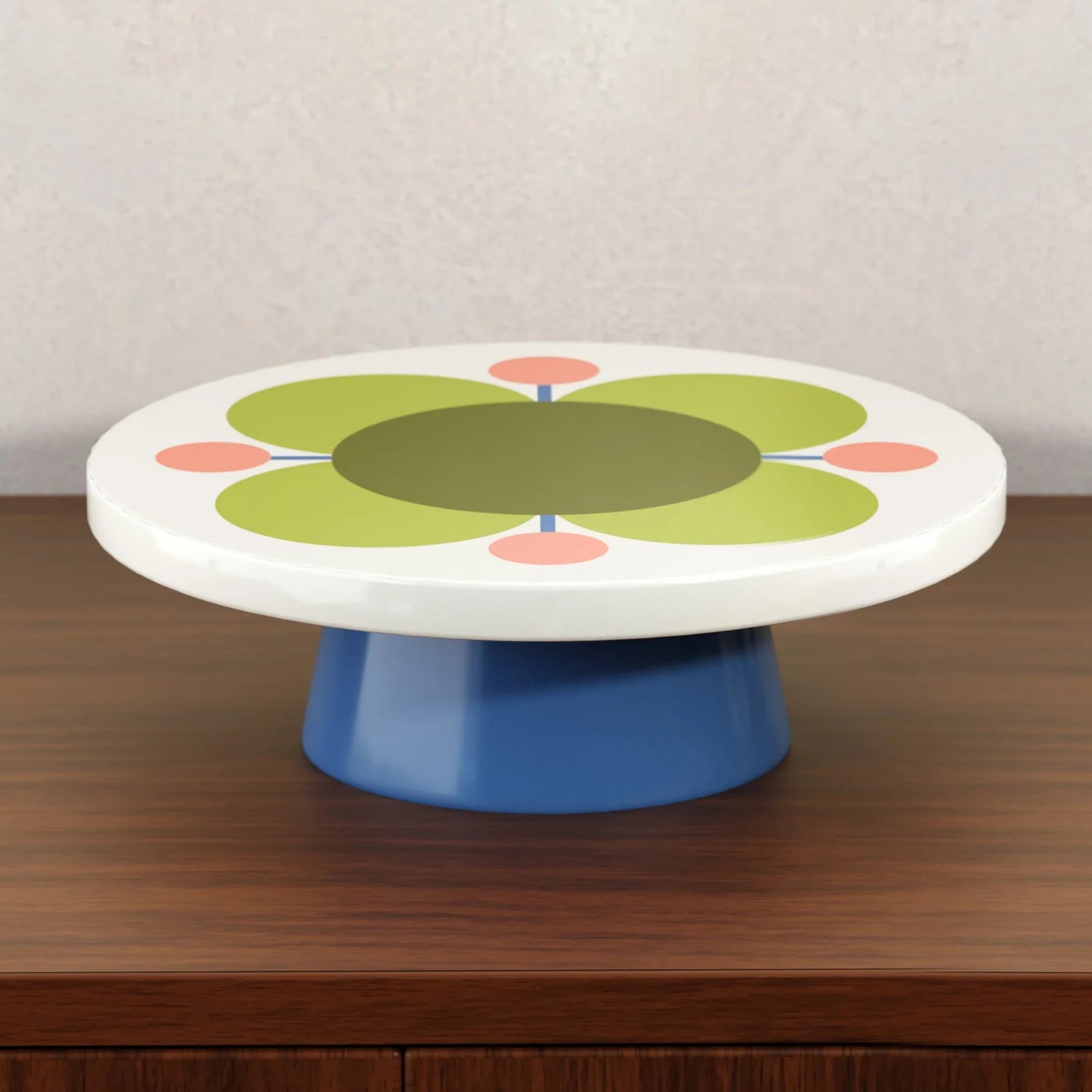 Orla Kiely Atomic Flower Bone China Cake Stand SECONDS